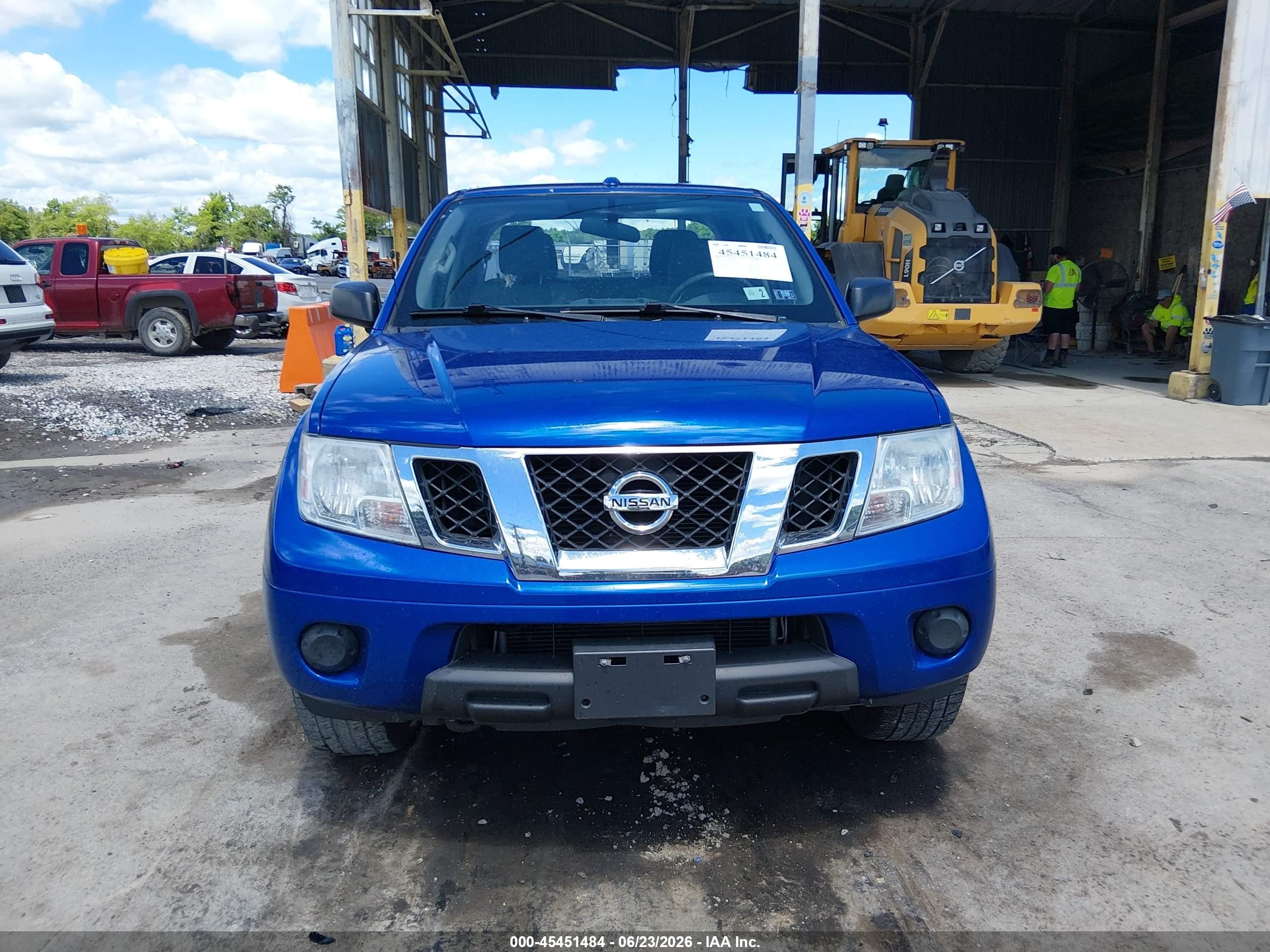 2013 Nissan Frontier Sv Blue vin: 1N6AD0EV1DN731443