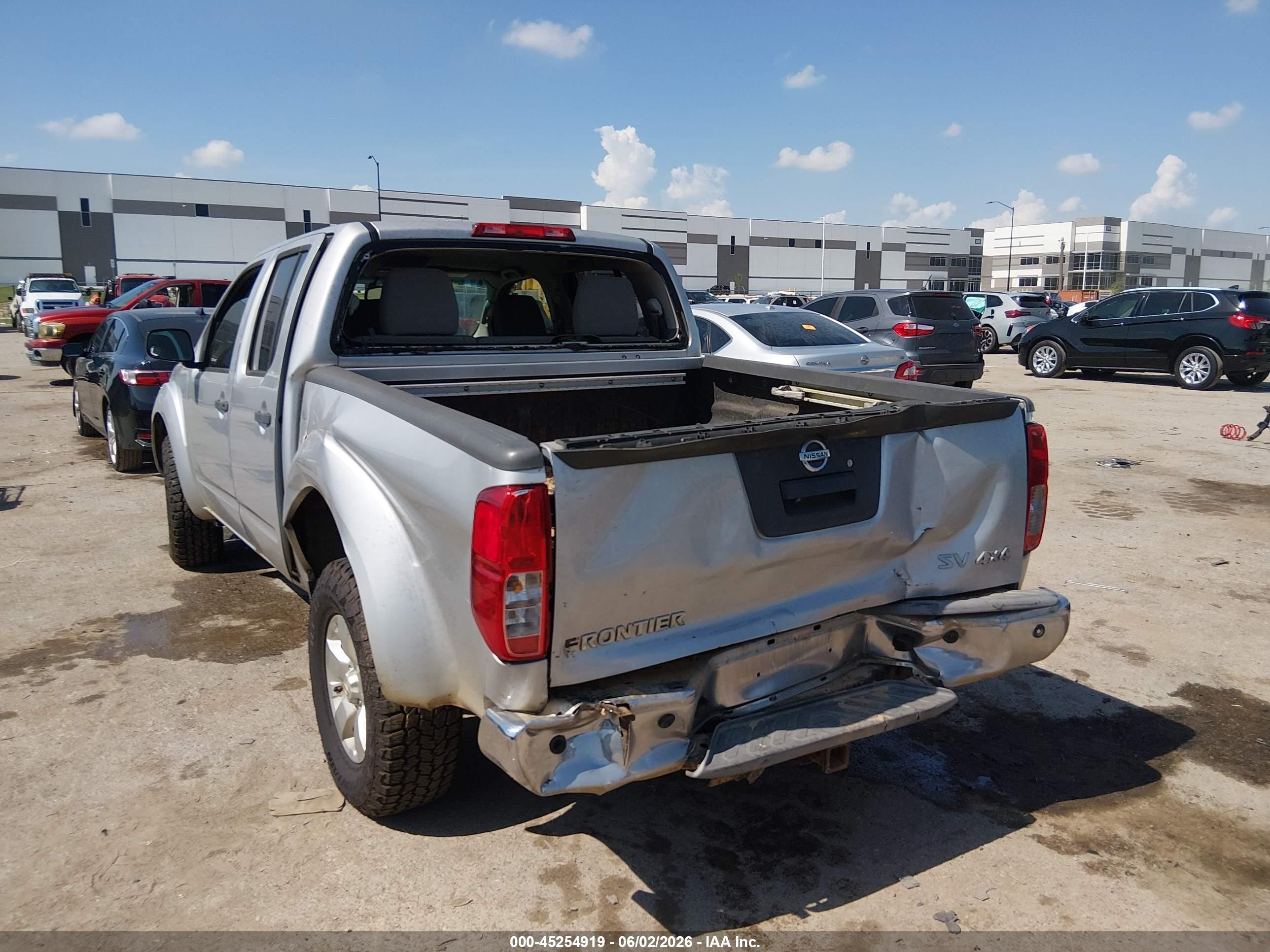 2013 Nissan Frontier Sv Silver vin: 1N6AD0EV1DN738196