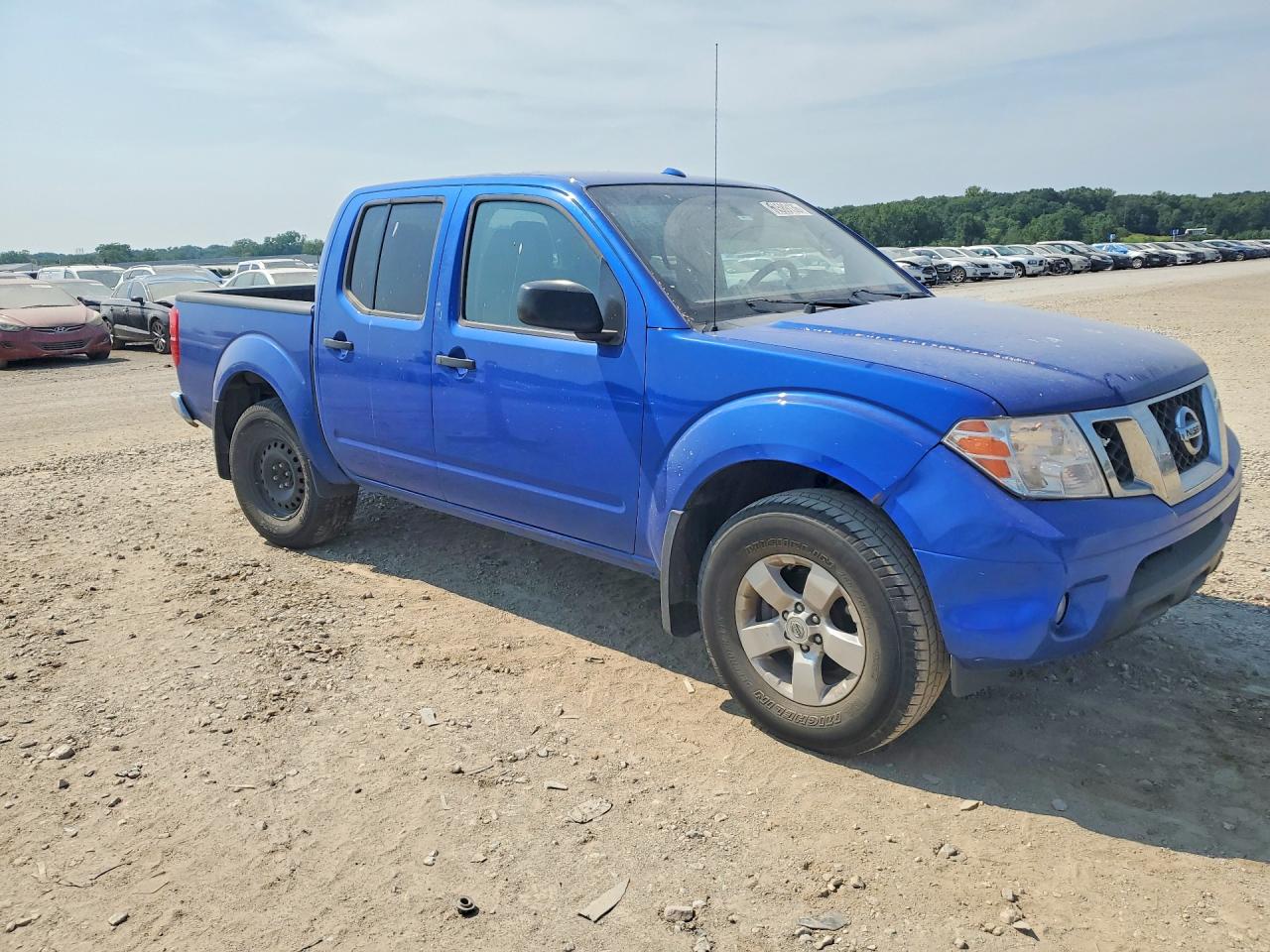 2013 Nissan Frontier S Синий vin: 1N6AD0EV1DN739056