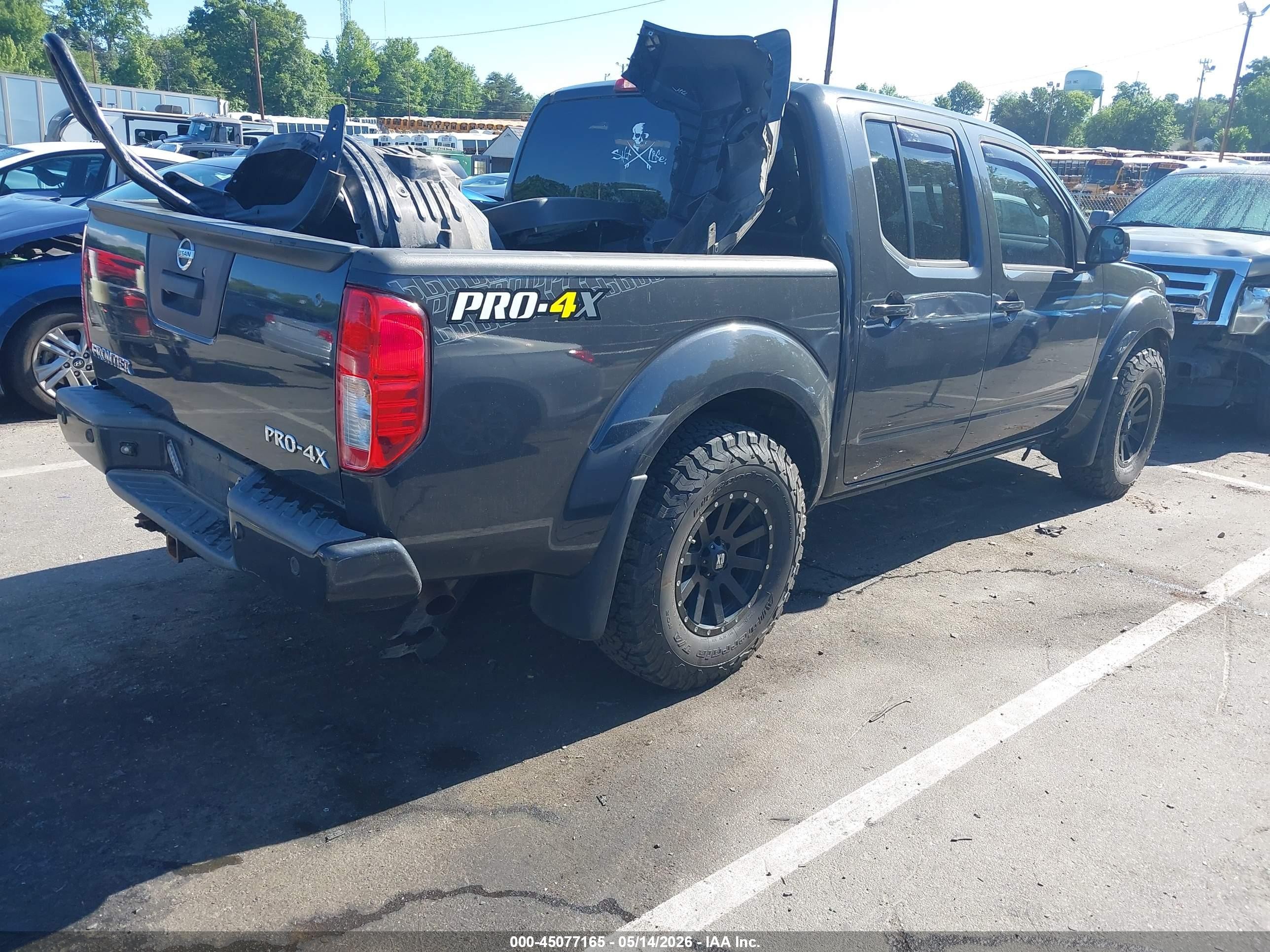 2013 Nissan Frontier Pro-4x Gray vin: 1N6AD0EV1DN753264