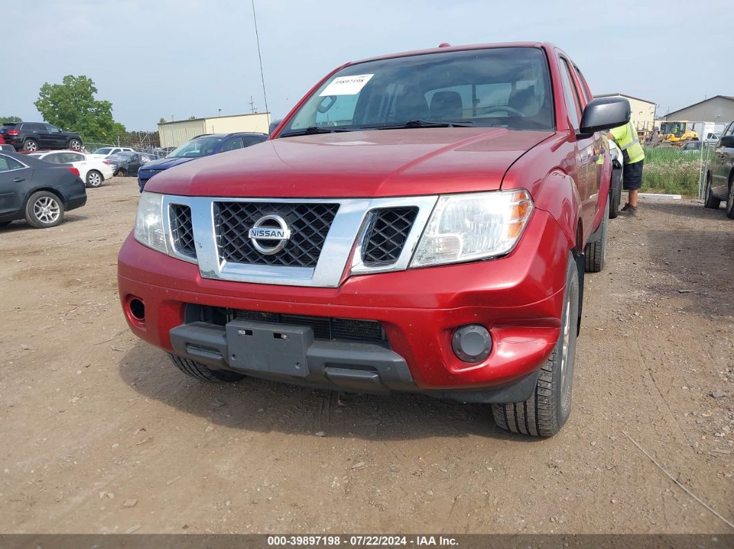 2015 Nissan Frontier Sv Красный vin: 1N6AD0EV1FN723460