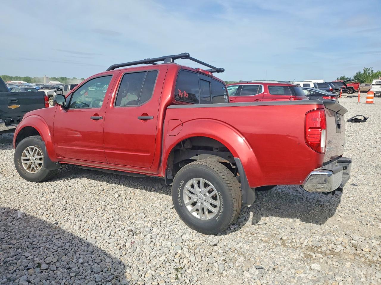 2015 Nissan Frontier Sv Бордовый vin: 1N6AD0EV1FN723460
