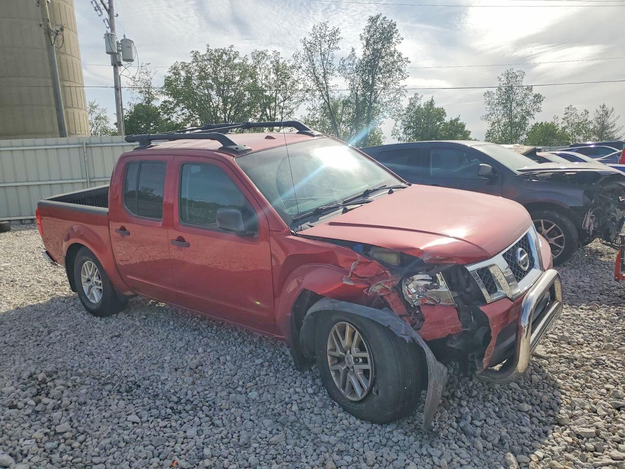 2015 Nissan Frontier Sv Бордовый vin: 1N6AD0EV1FN723460