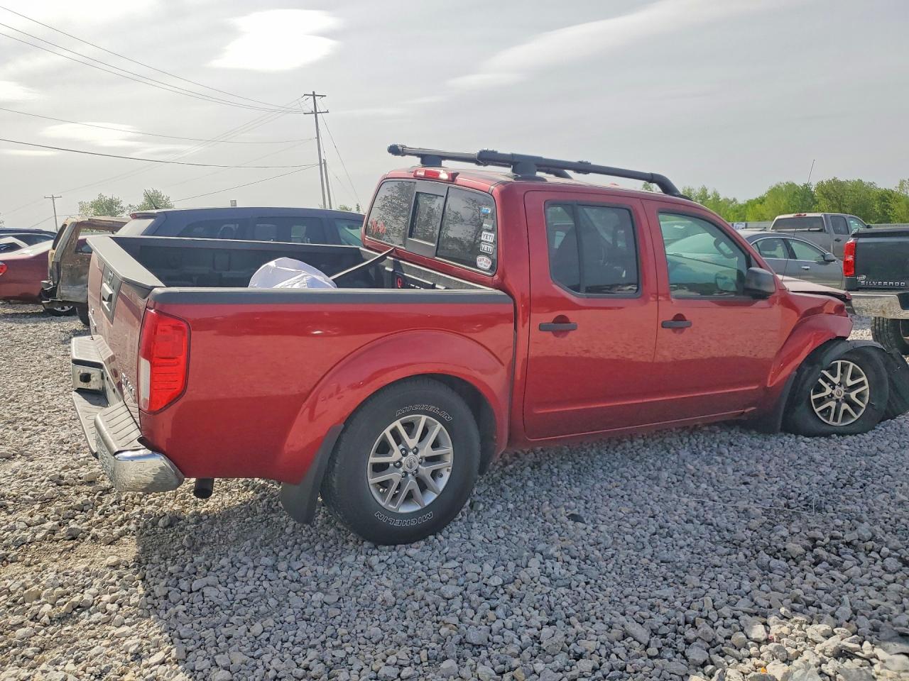 2015 Nissan Frontier Sv Бордовый vin: 1N6AD0EV1FN723460