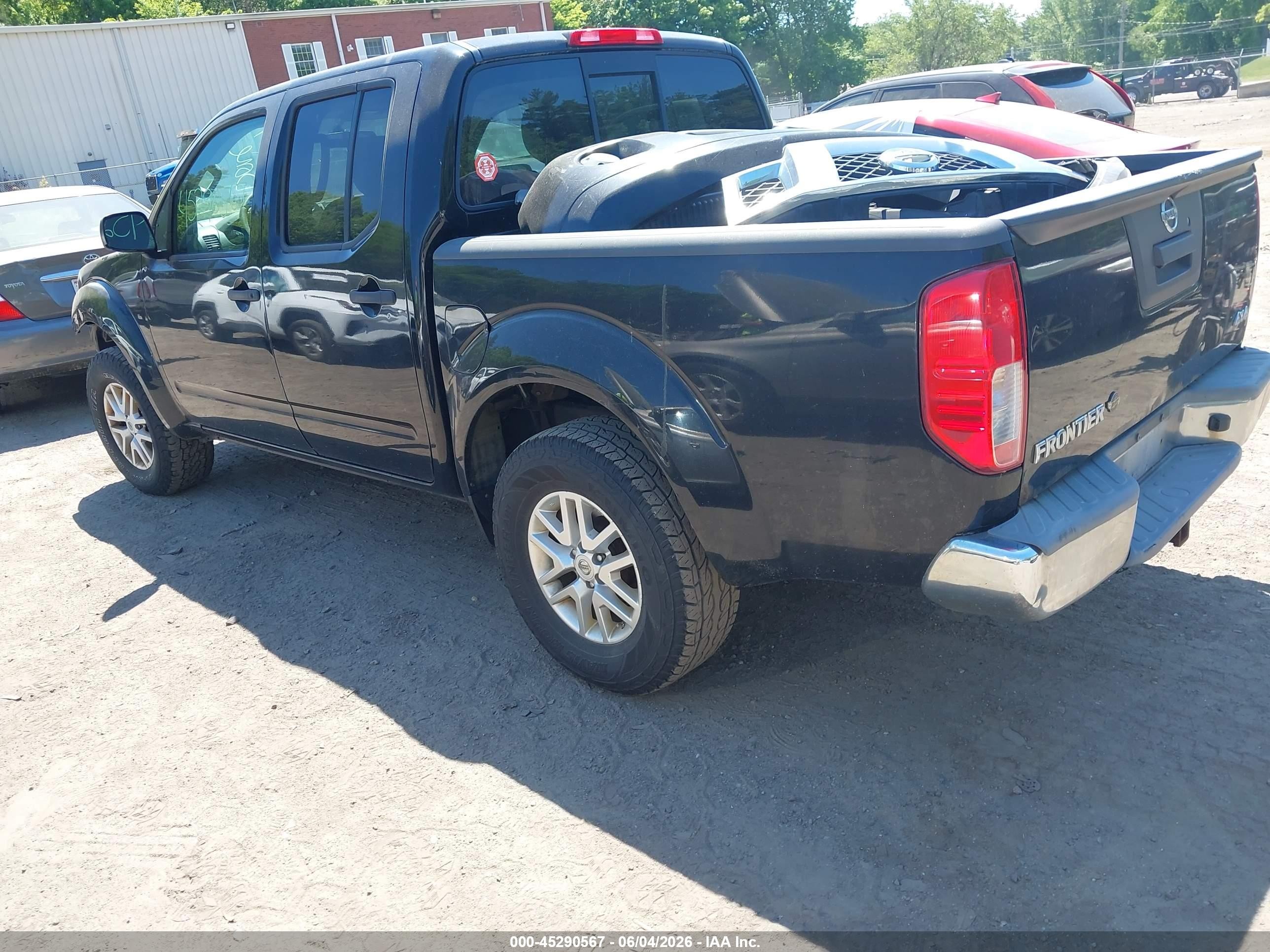 2015 Nissan Frontier Pro-4x/s/sl/sv Black vin: 1N6AD0EV1FN738590
