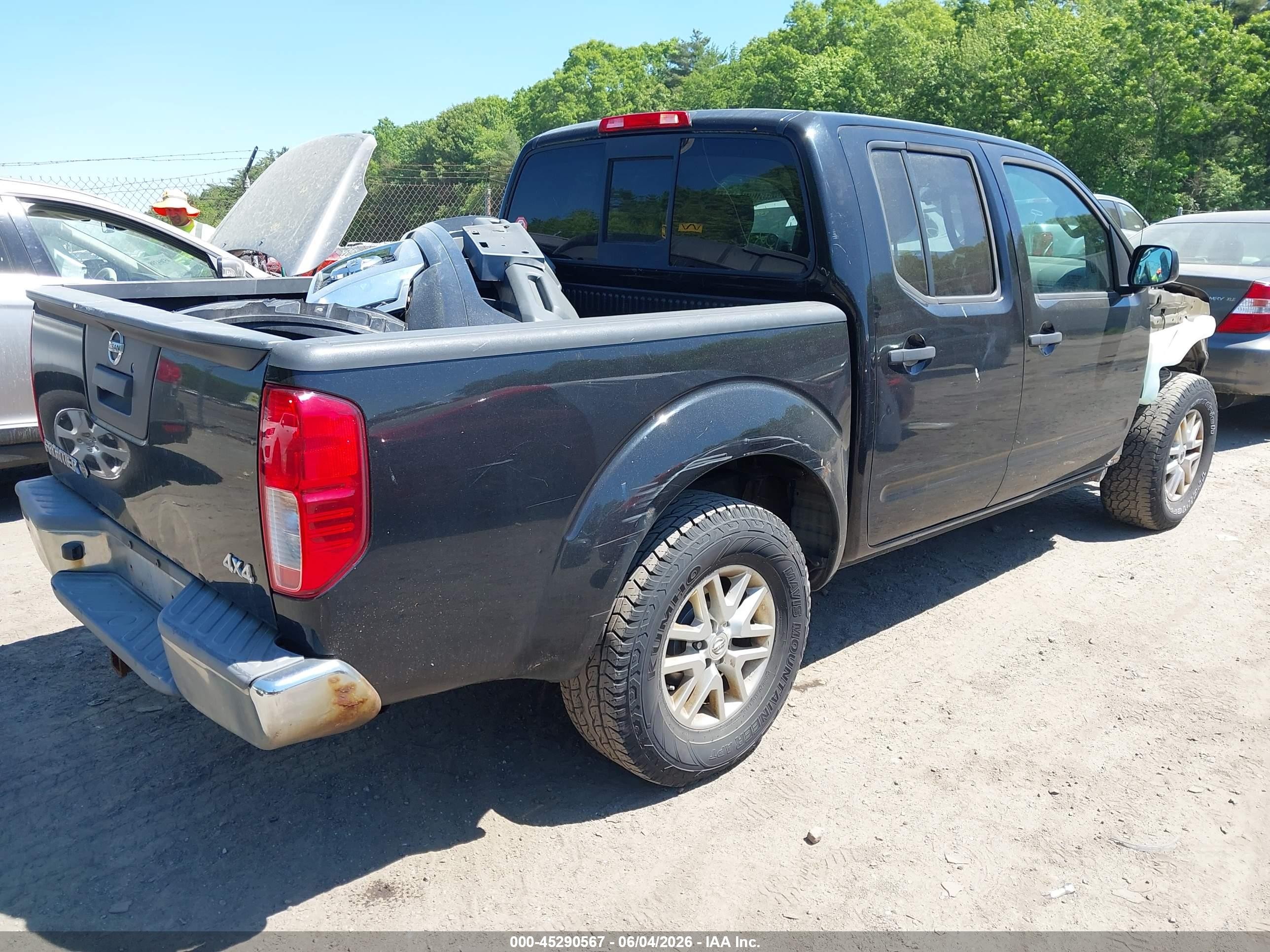2015 Nissan Frontier Pro-4x/s/sl/sv Black vin: 1N6AD0EV1FN738590