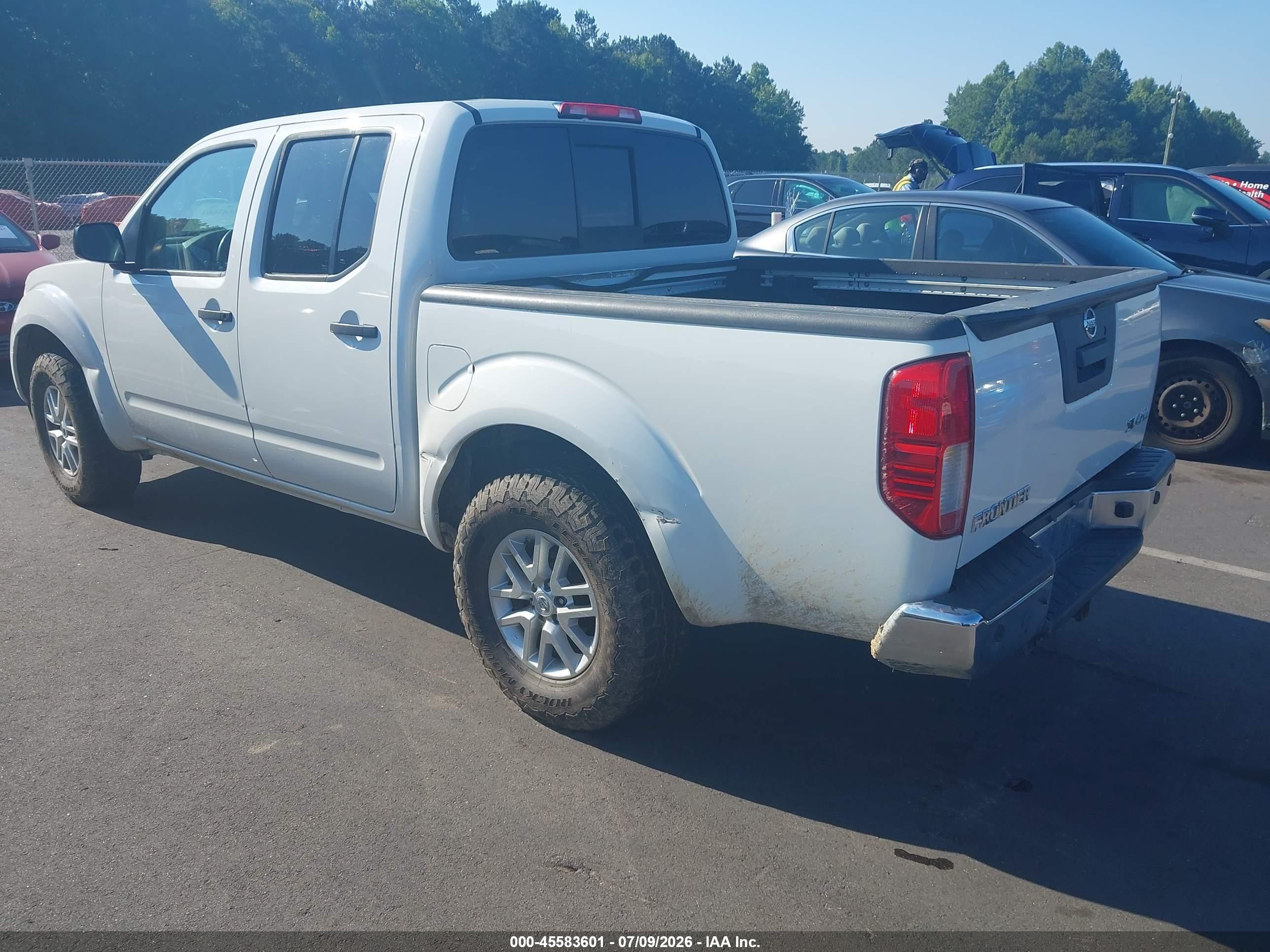 2015 Nissan Frontier Sv White vin: 1N6AD0EV1FN748066