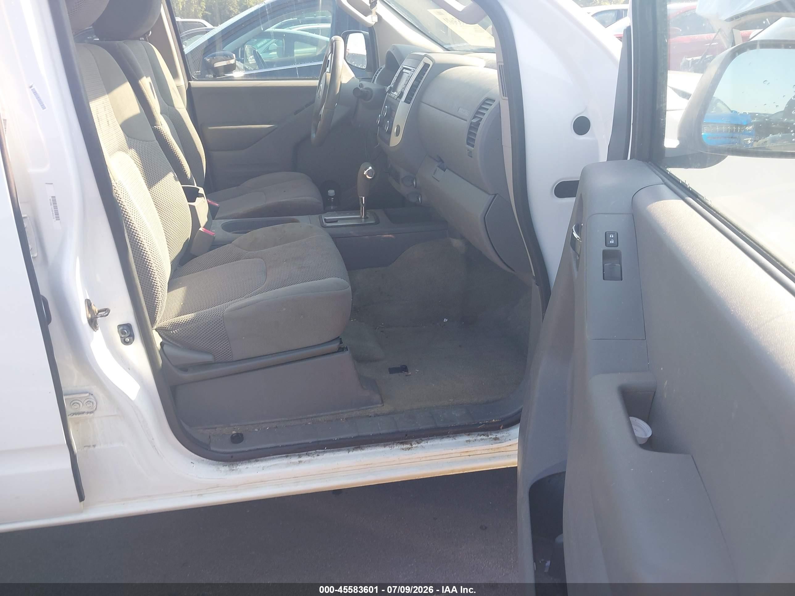 2015 Nissan Frontier Sv White vin: 1N6AD0EV1FN748066