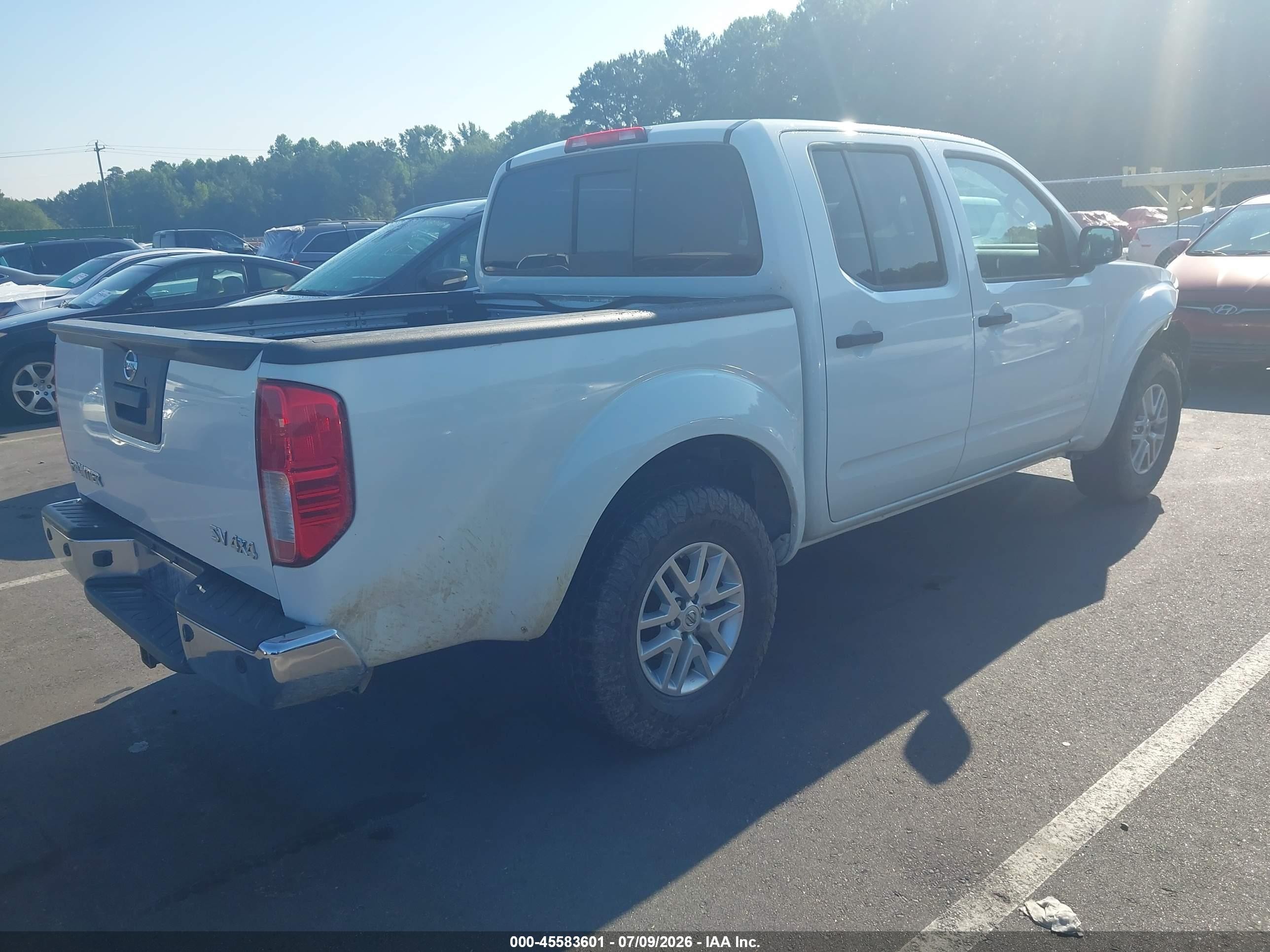 2015 Nissan Frontier Sv White vin: 1N6AD0EV1FN748066