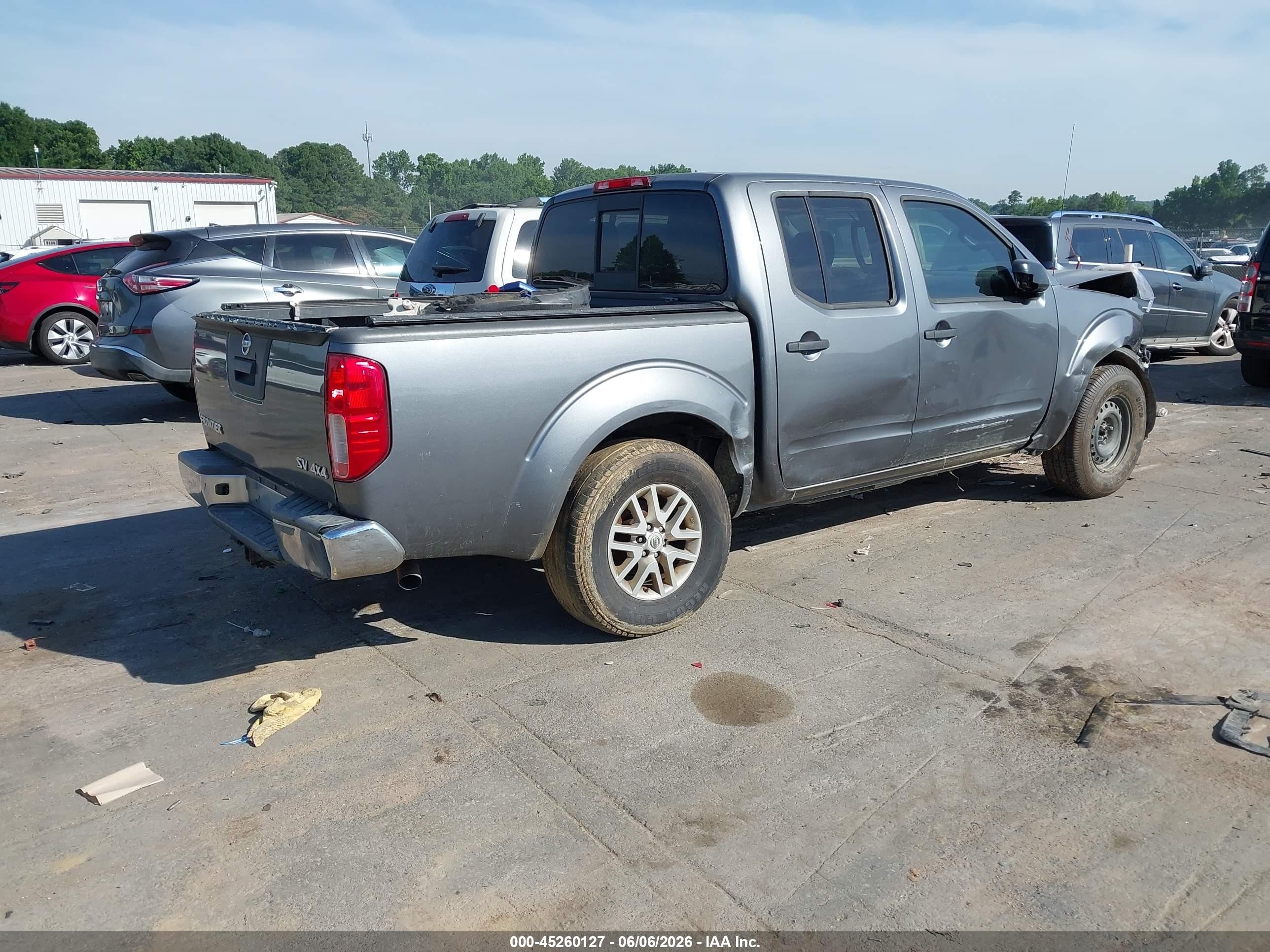 2017 Nissan Frontier Sv Gray vin: 1N6AD0EV1HN753979
