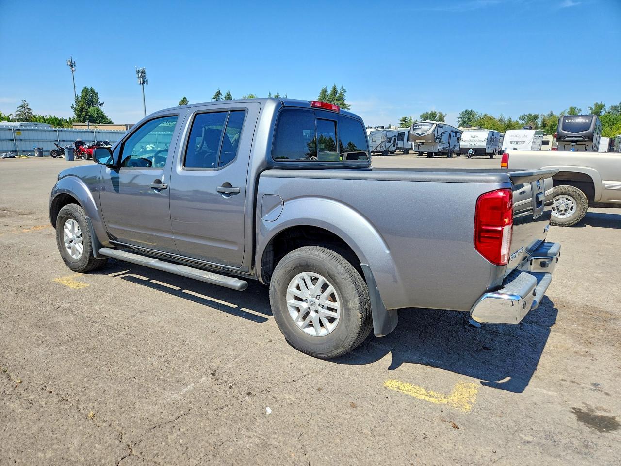 2017 Nissan Frontier Sv Gray vin: 1N6AD0EV1HN772497