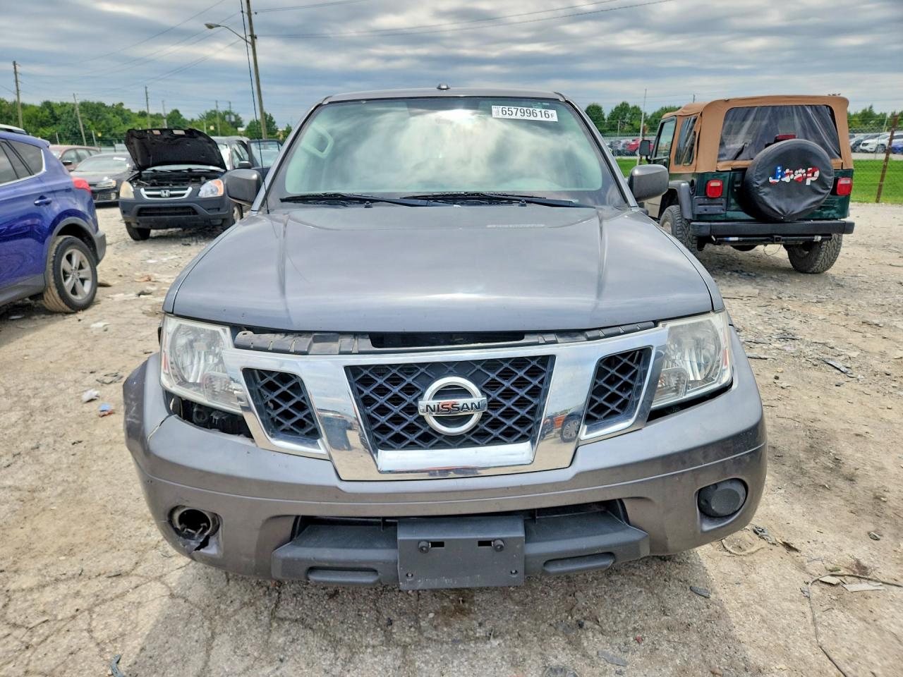 2018 Nissan Frontier Sv Gray vin: 1N6AD0EV1JN714718