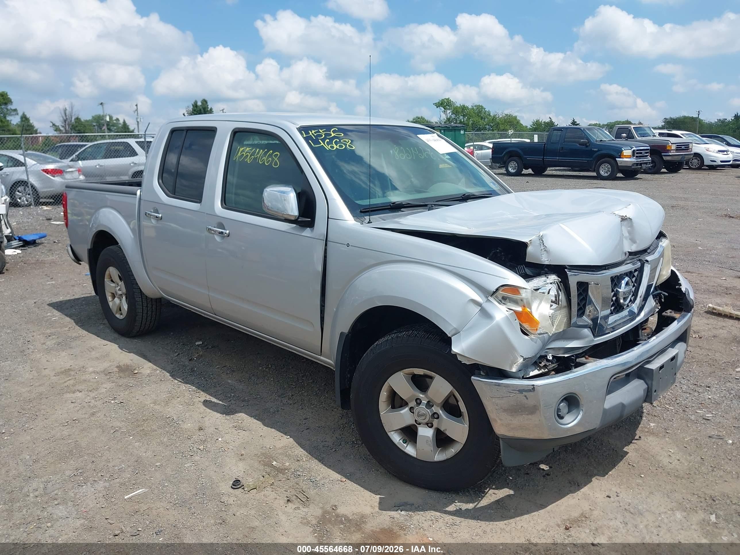 2010 Nissan Frontier Se Silver vin: 1N6AD0EV2AC424550