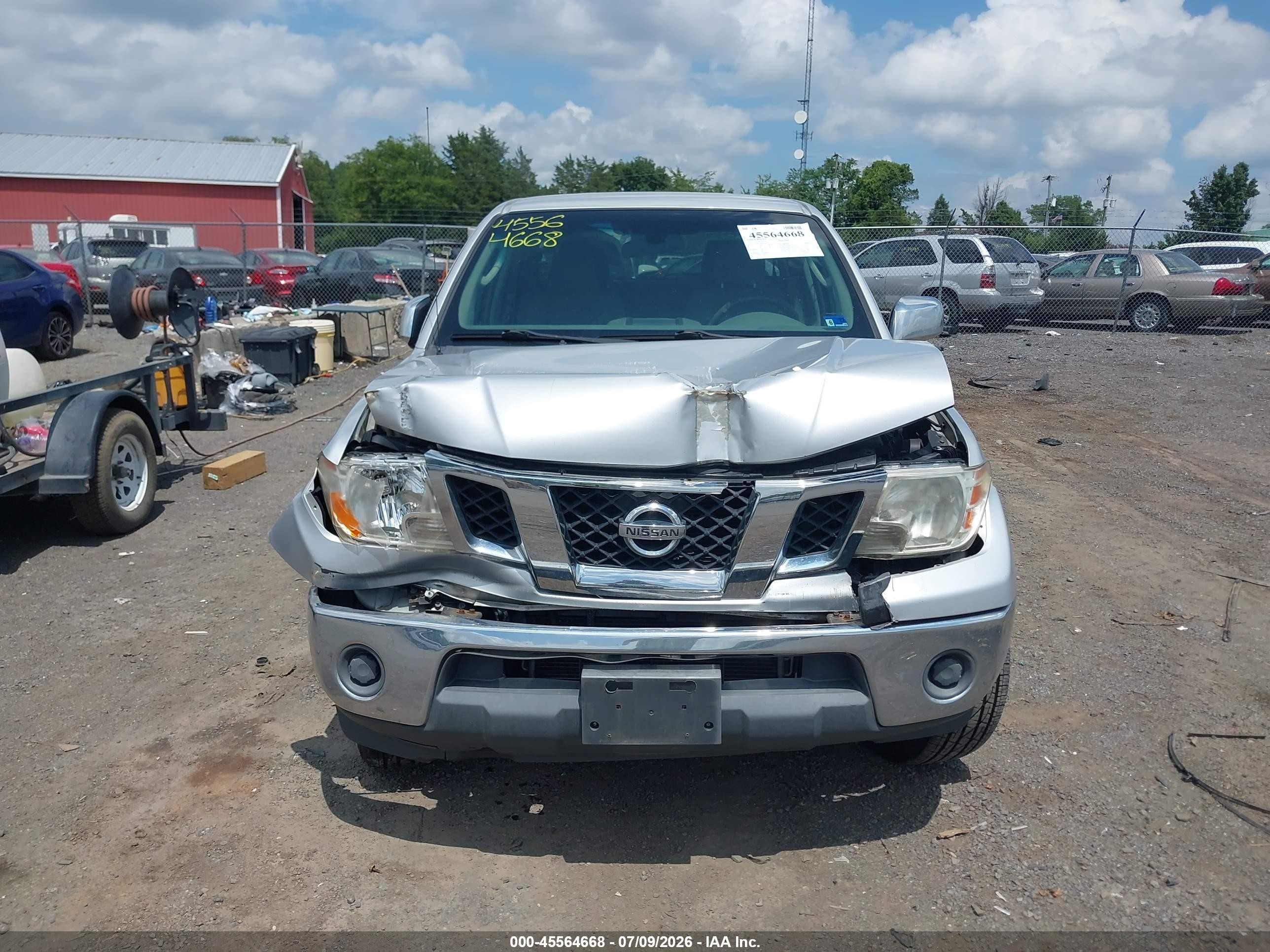 2010 Nissan Frontier Se Silver vin: 1N6AD0EV2AC424550