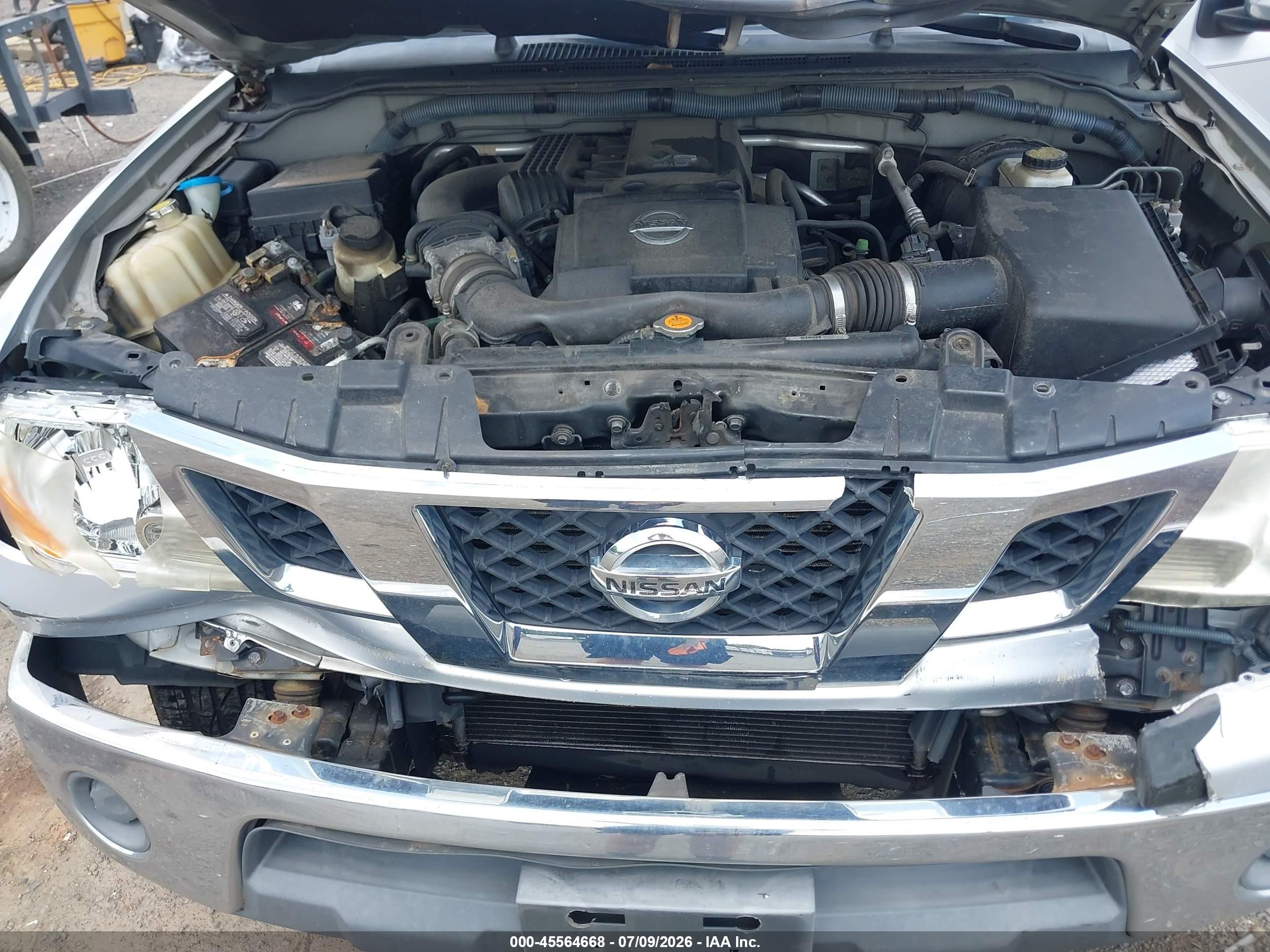 2010 Nissan Frontier Se Silver vin: 1N6AD0EV2AC424550