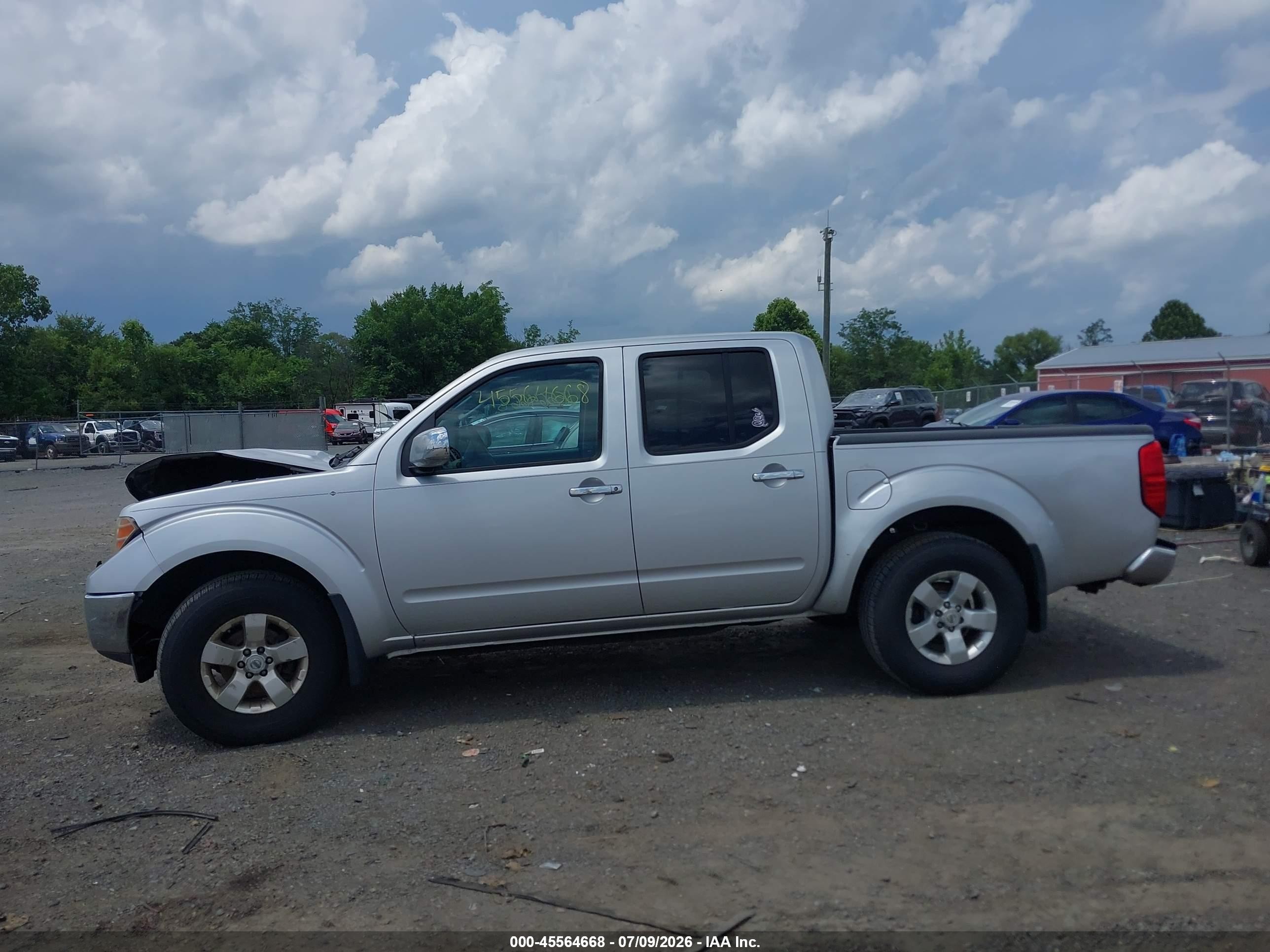 2010 Nissan Frontier Se Silver vin: 1N6AD0EV2AC424550