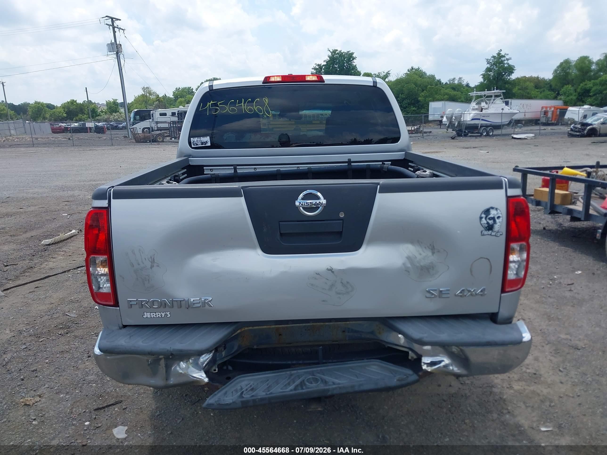 2010 Nissan Frontier Se Silver vin: 1N6AD0EV2AC424550