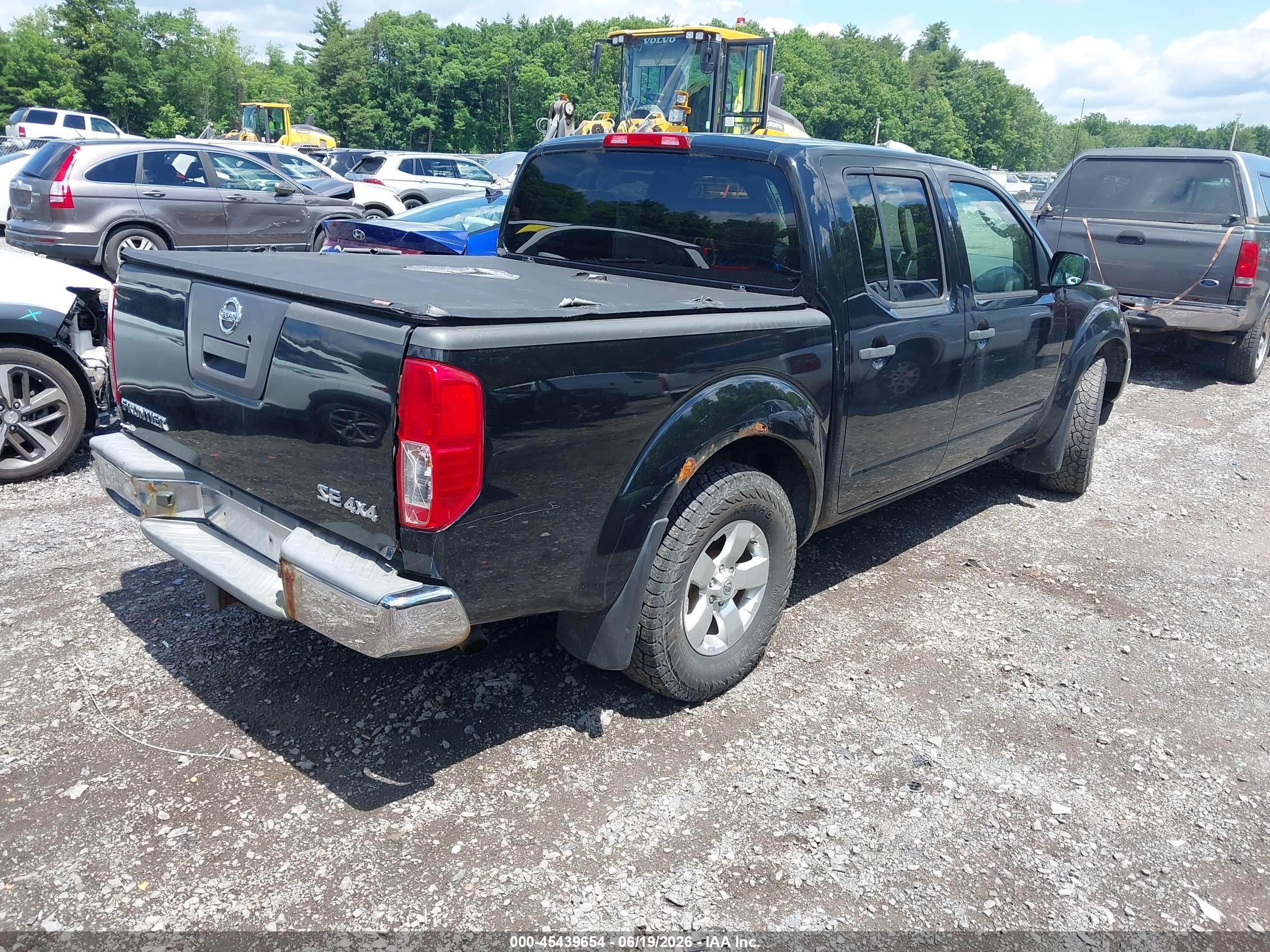 2010 Nissan Frontier Se Black vin: 1N6AD0EV2AC437640