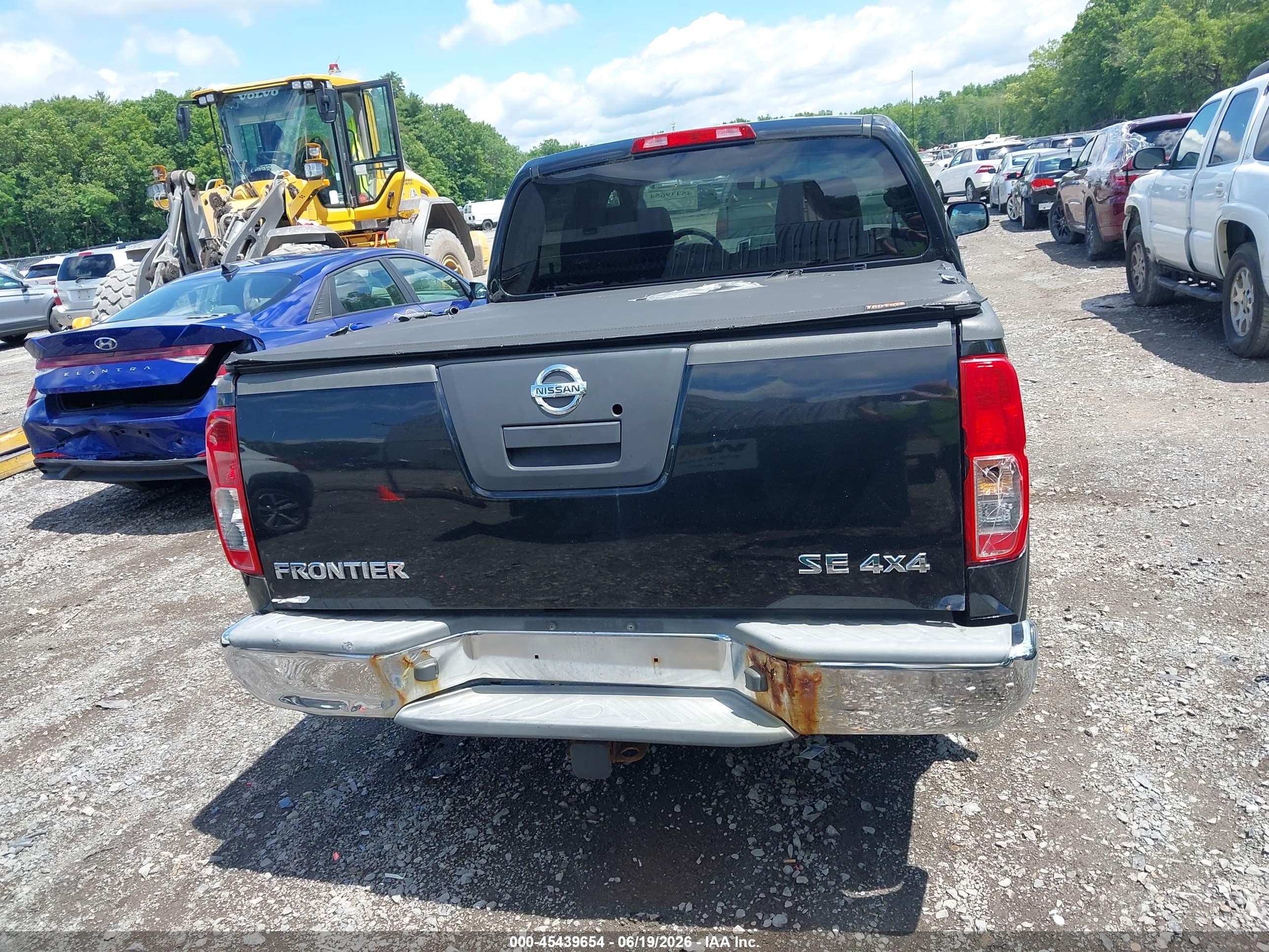 2010 Nissan Frontier Se Black vin: 1N6AD0EV2AC437640