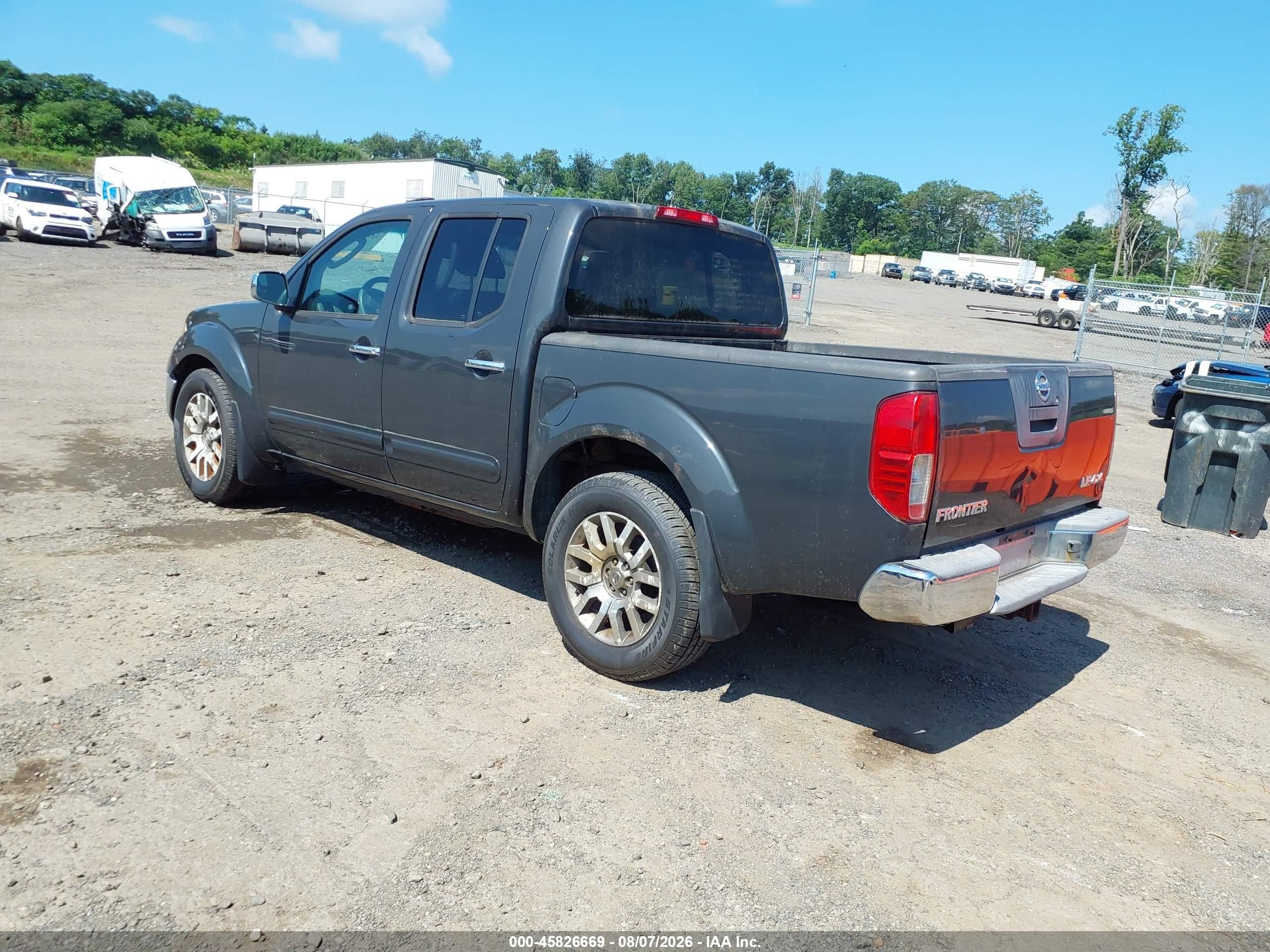 2010 Nissan Frontier Le Серый vin: 1N6AD0EV2AC441591