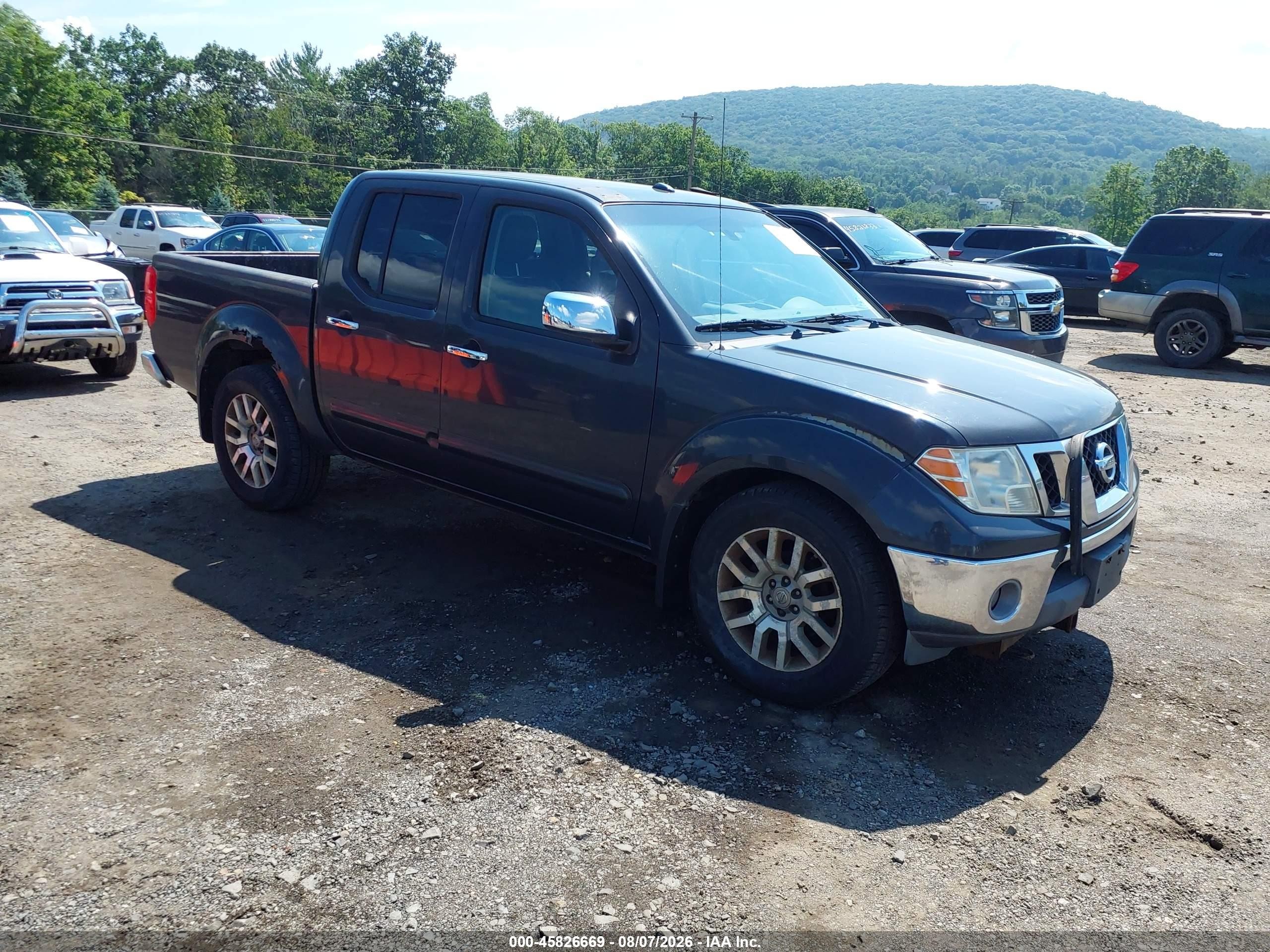 2010 Nissan Frontier Le Серый vin: 1N6AD0EV2AC441591