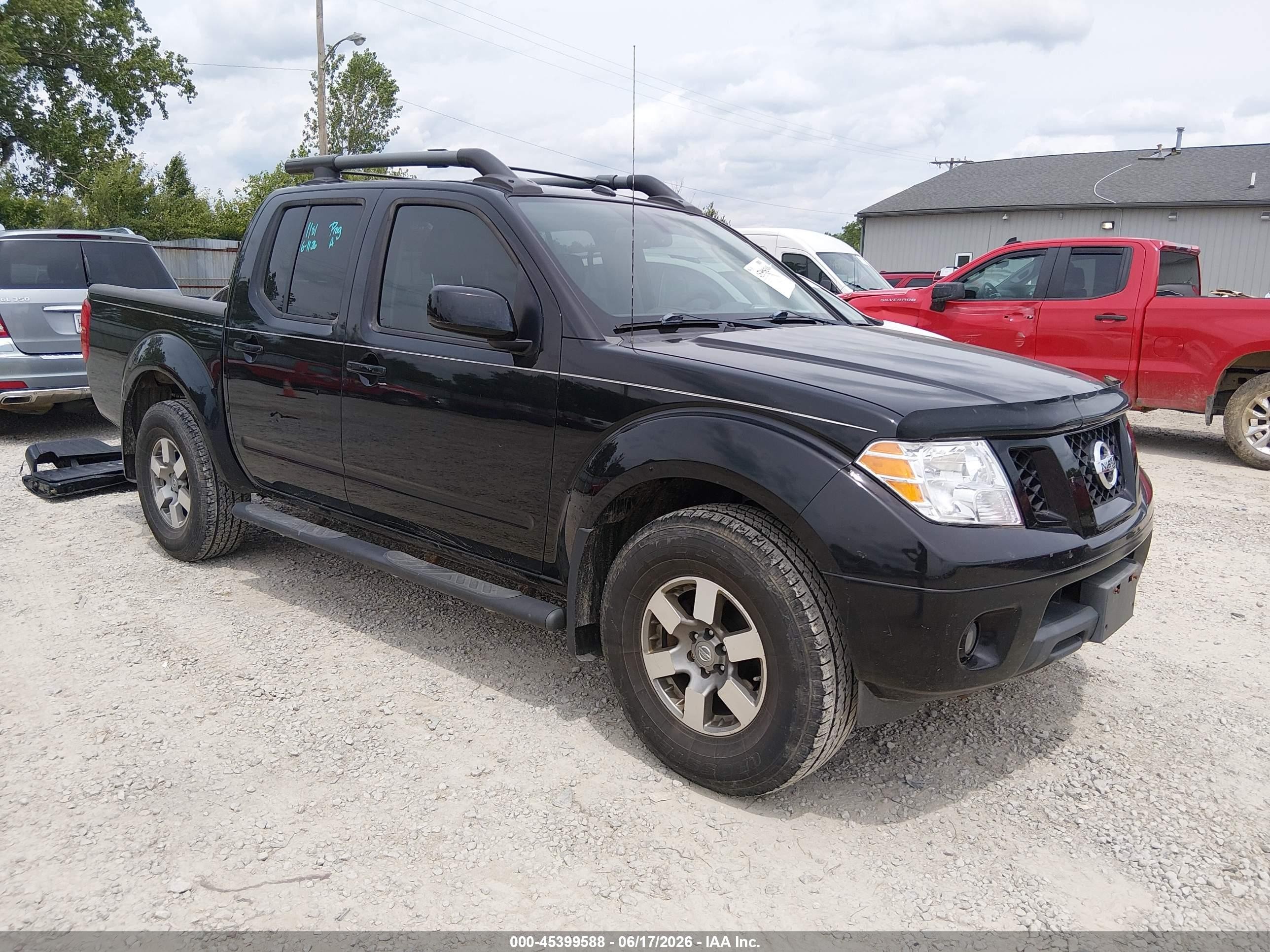 2011 Nissan Frontier Pro-4x Черный vin: 1N6AD0EV2BC432181