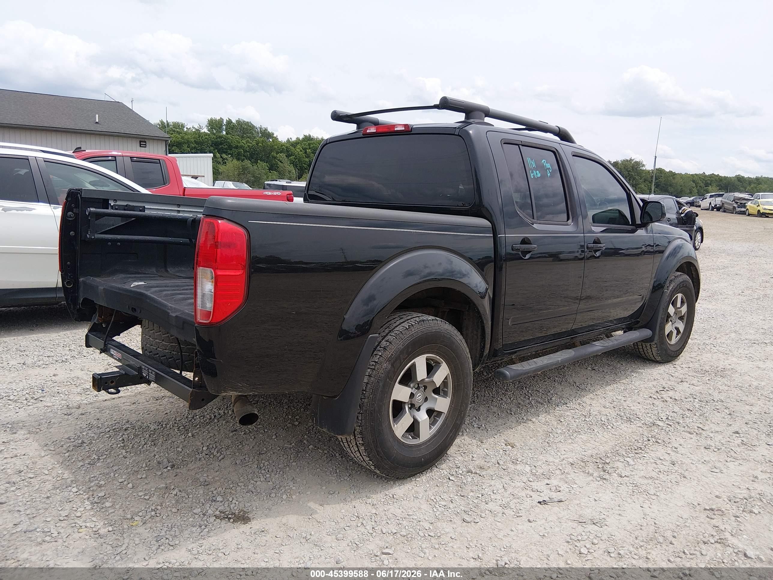2011 Nissan Frontier Pro-4x Черный vin: 1N6AD0EV2BC432181