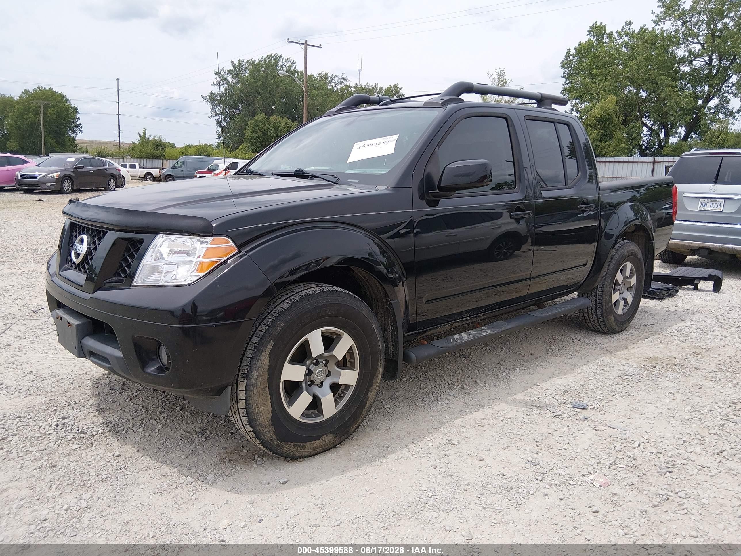 2011 Nissan Frontier Pro-4x Черный vin: 1N6AD0EV2BC432181