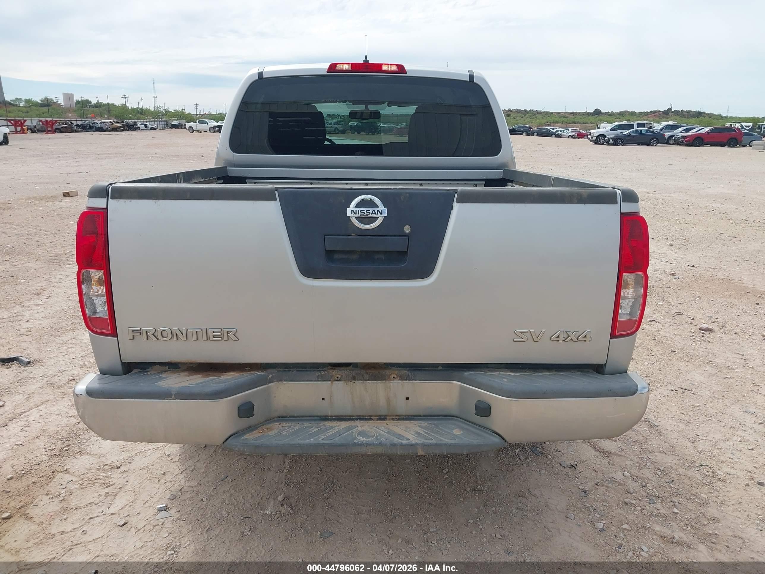 2011 Nissan Frontier Sv Silver vin: 1N6AD0EV2BC436411