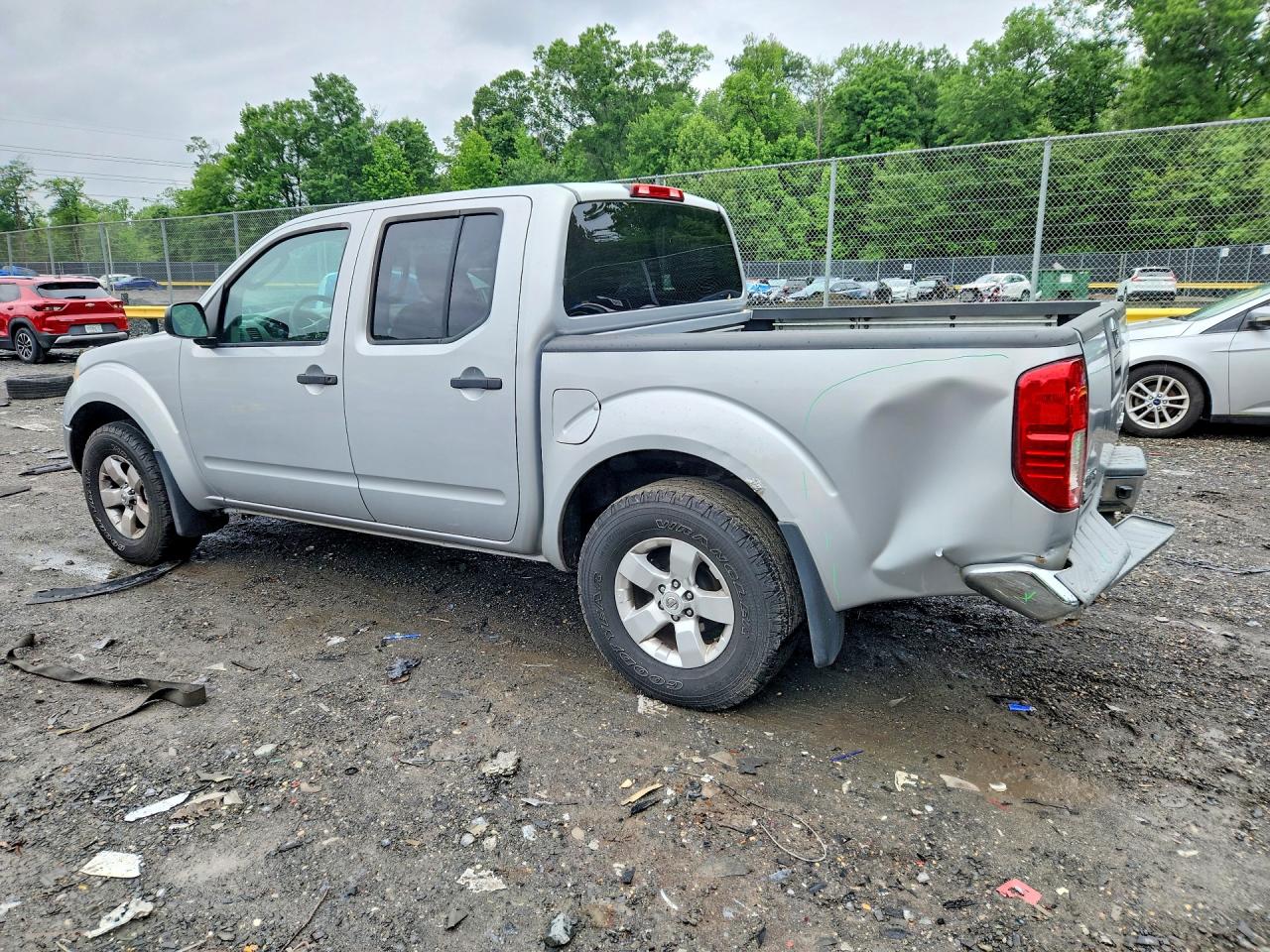 2011 Nissan Frontier S Silver vin: 1N6AD0EV2BC440619