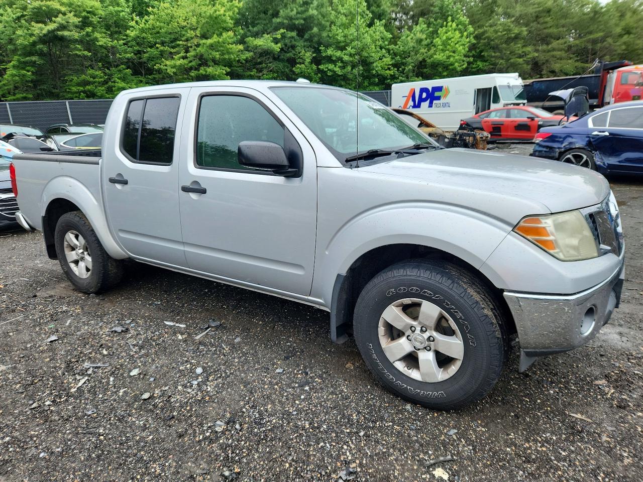 2011 Nissan Frontier S Silver vin: 1N6AD0EV2BC440619