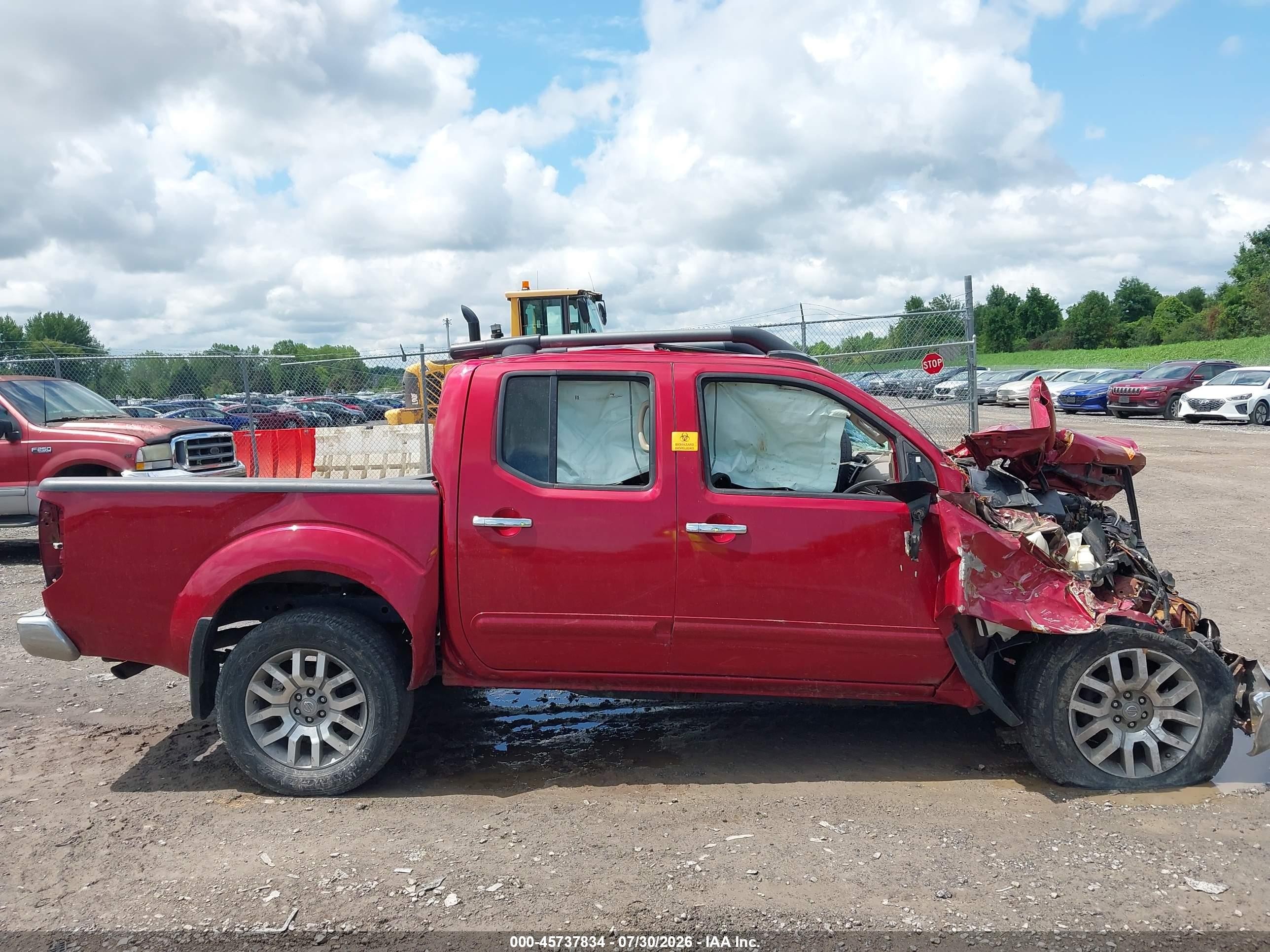 2012 Nissan Frontier Sl Red vin: 1N6AD0EV2CC420470