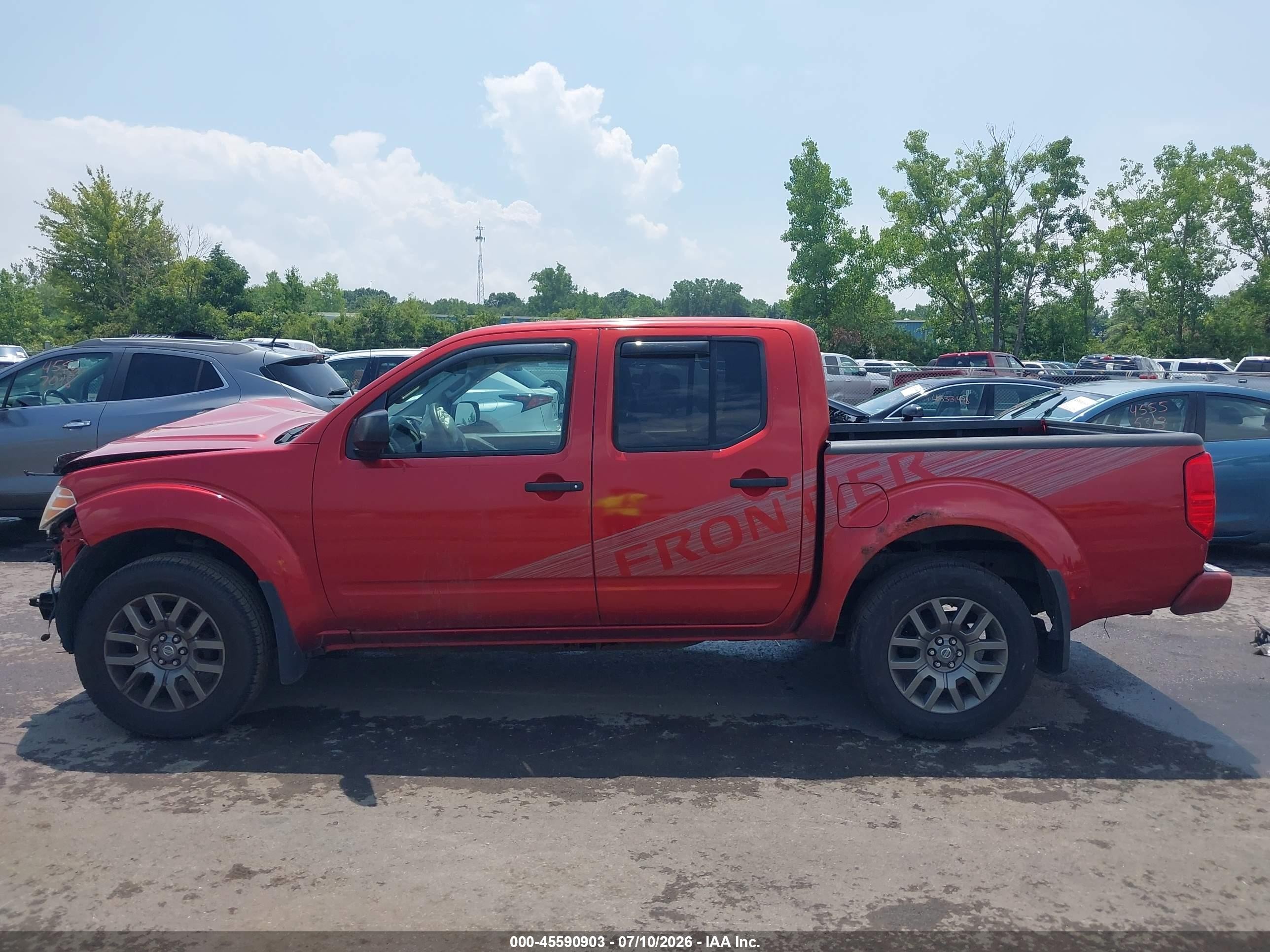 2012 Nissan Frontier Sv Red vin: 1N6AD0EV2CC435311