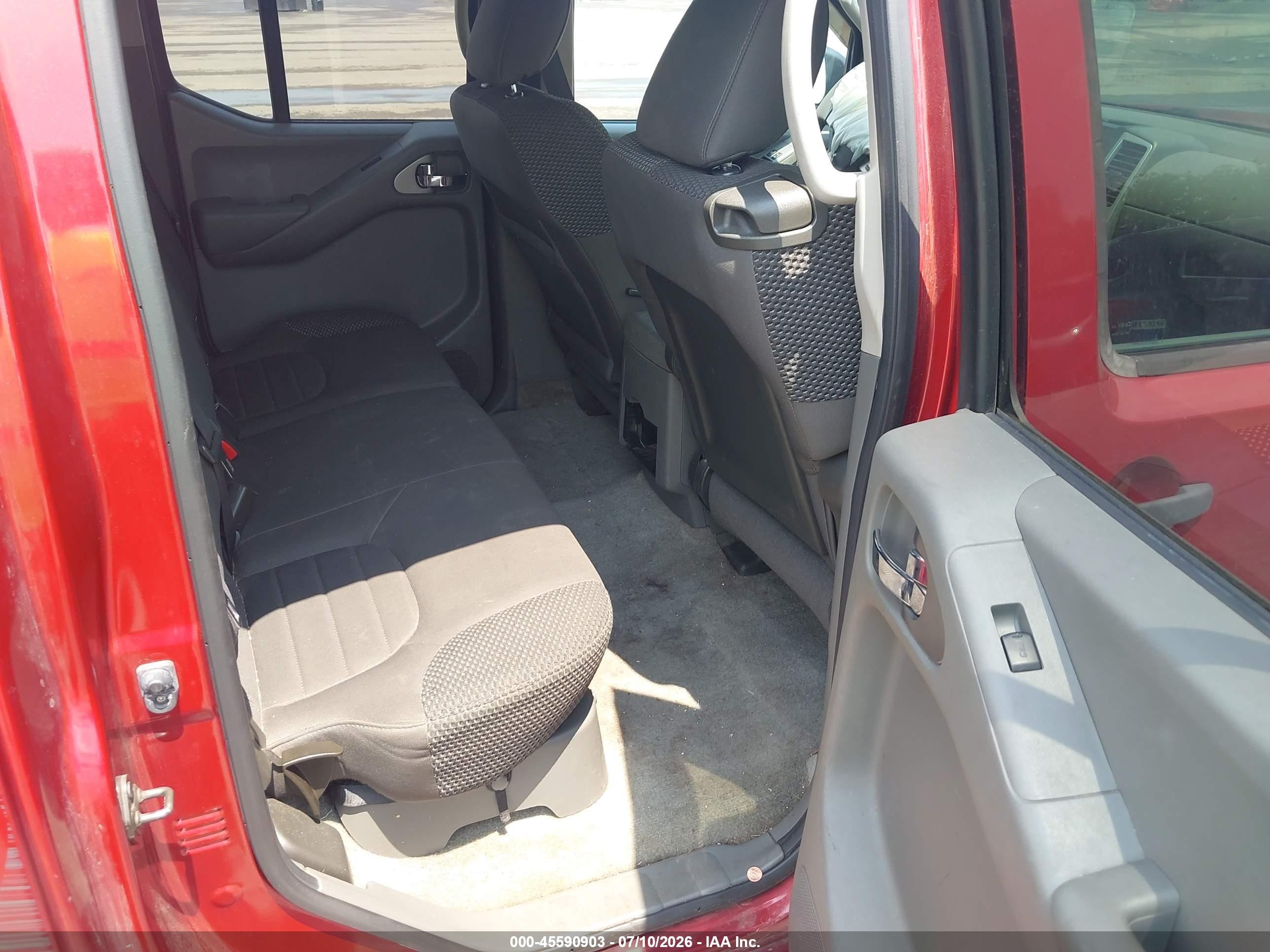 2012 Nissan Frontier Sv Red vin: 1N6AD0EV2CC435311