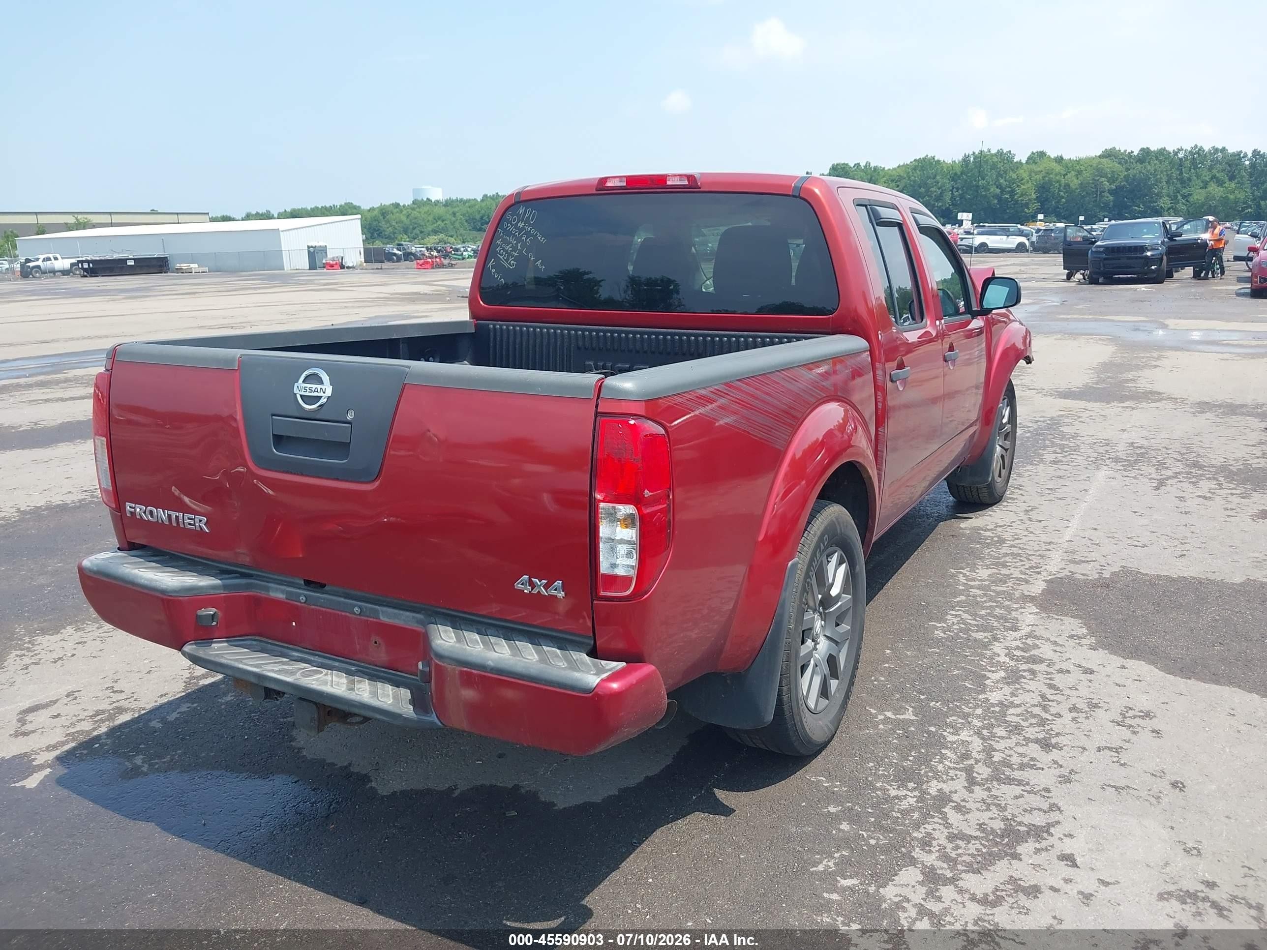 2012 Nissan Frontier Sv Red vin: 1N6AD0EV2CC435311