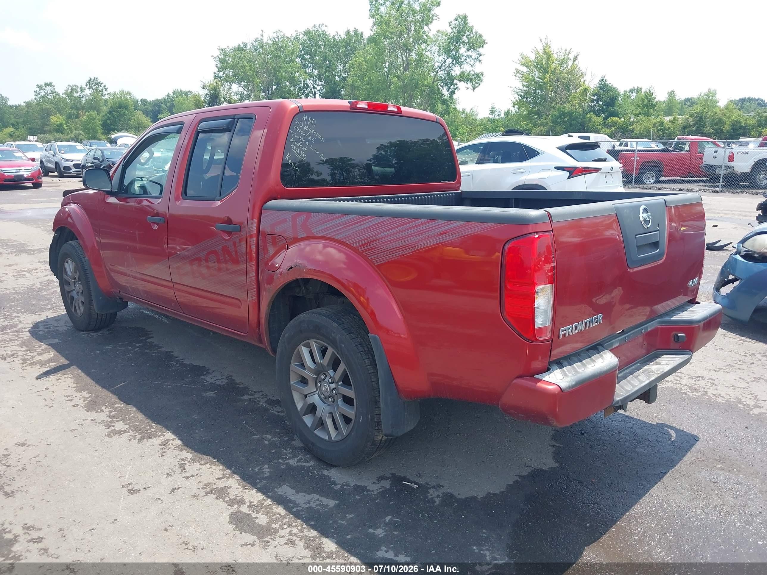 2012 Nissan Frontier Sv Red vin: 1N6AD0EV2CC435311