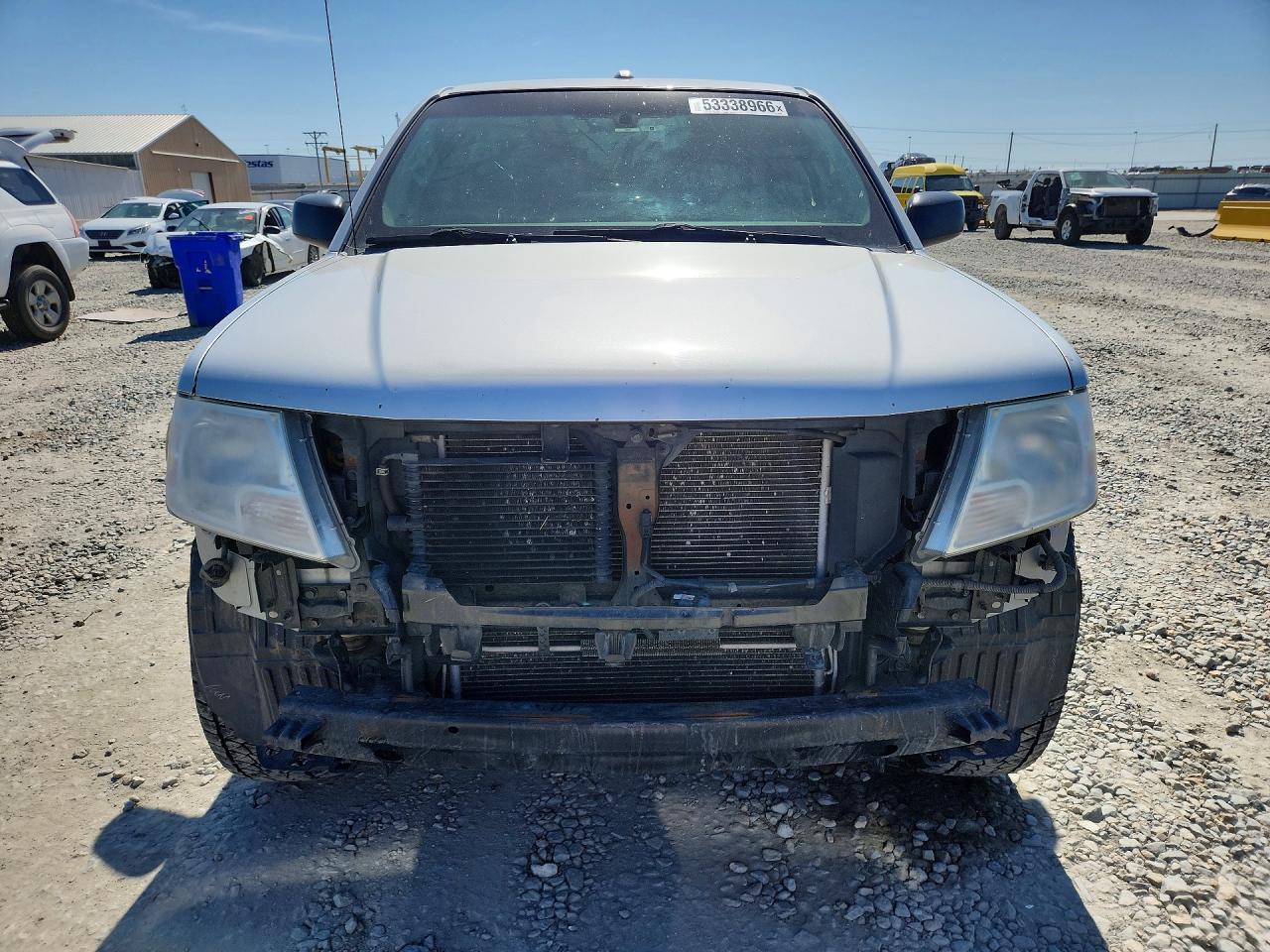2012 Nissan Frontier S Silver vin: 1N6AD0EV2CC449693