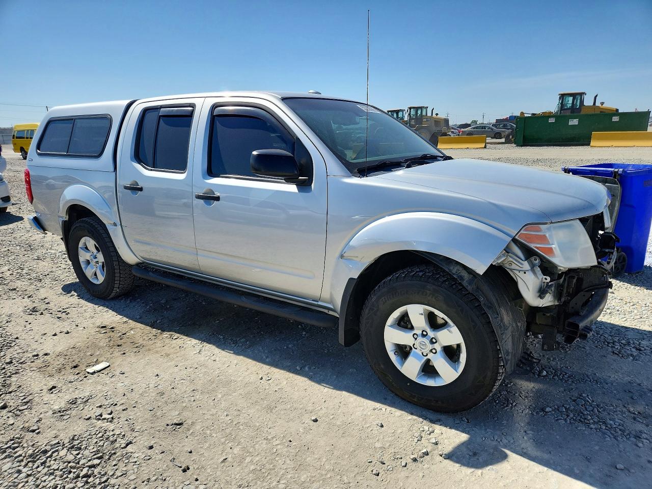 2012 Nissan Frontier S Silver vin: 1N6AD0EV2CC449693