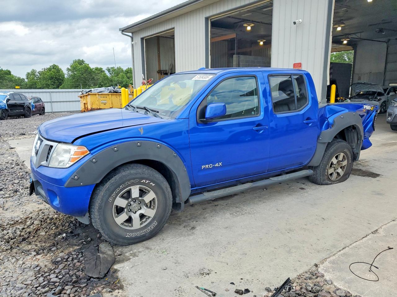 2013 Nissan Frontier S Синий vin: 1N6AD0EV2DN721925