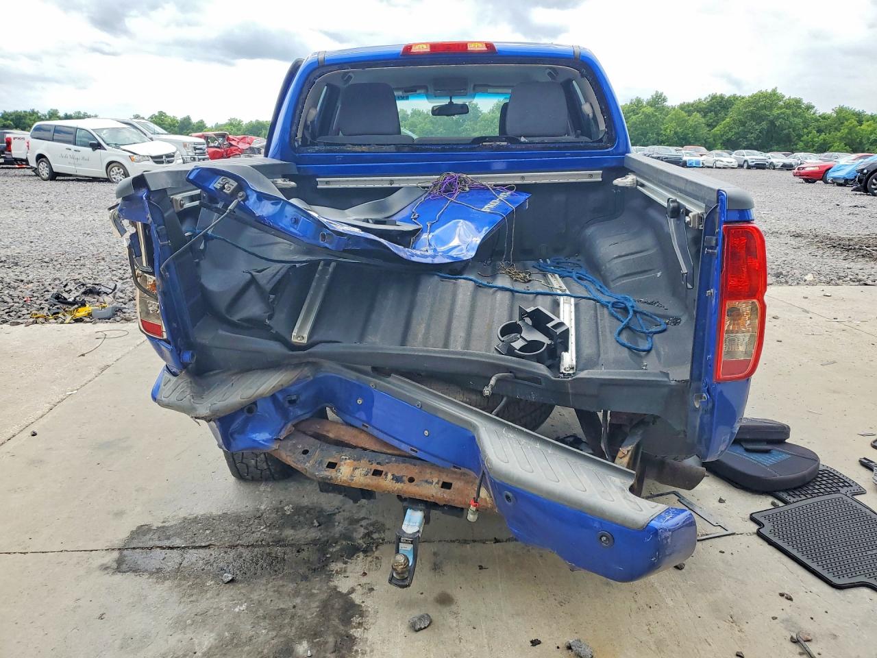 2013 Nissan Frontier S Синий vin: 1N6AD0EV2DN721925