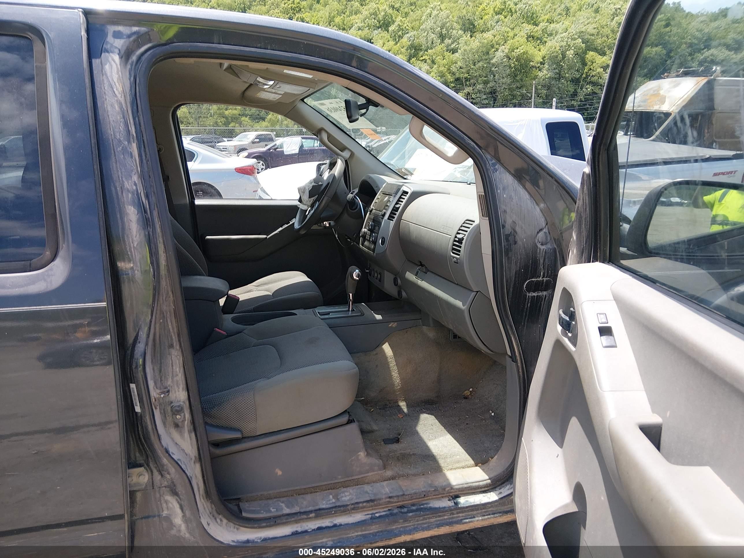 2013 Nissan Frontier Sv Gray vin: 1N6AD0EV2DN738160