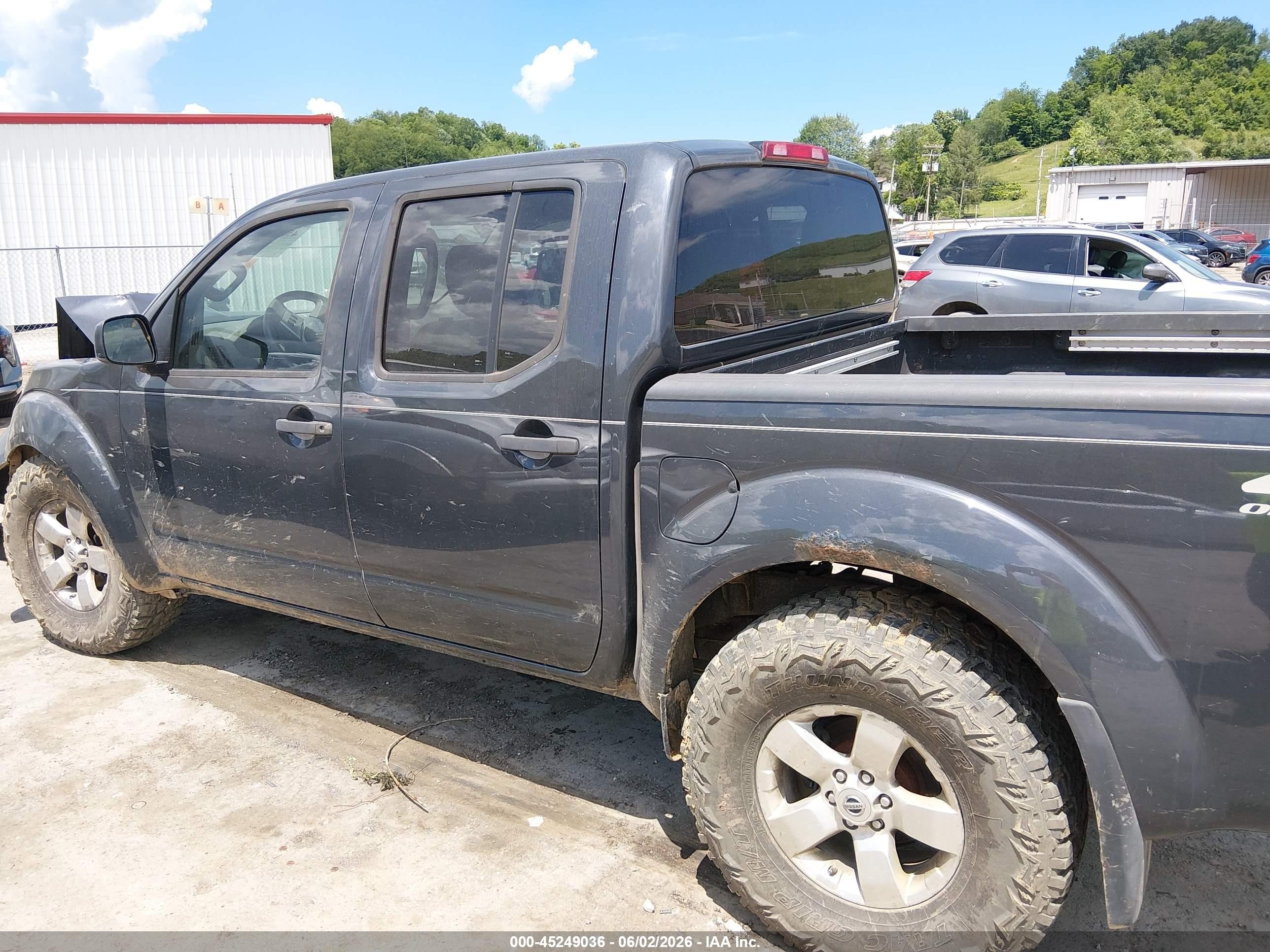 2013 Nissan Frontier Sv Gray vin: 1N6AD0EV2DN738160