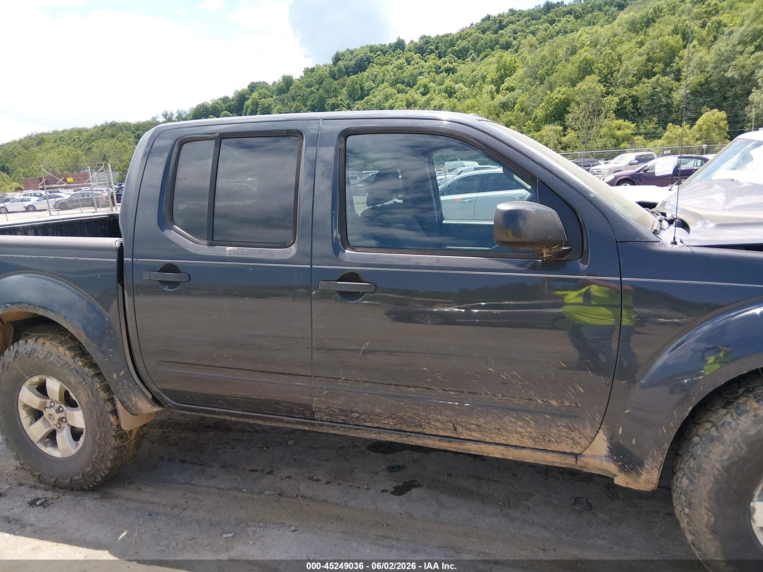 2013 Nissan Frontier Sv Gray vin: 1N6AD0EV2DN738160