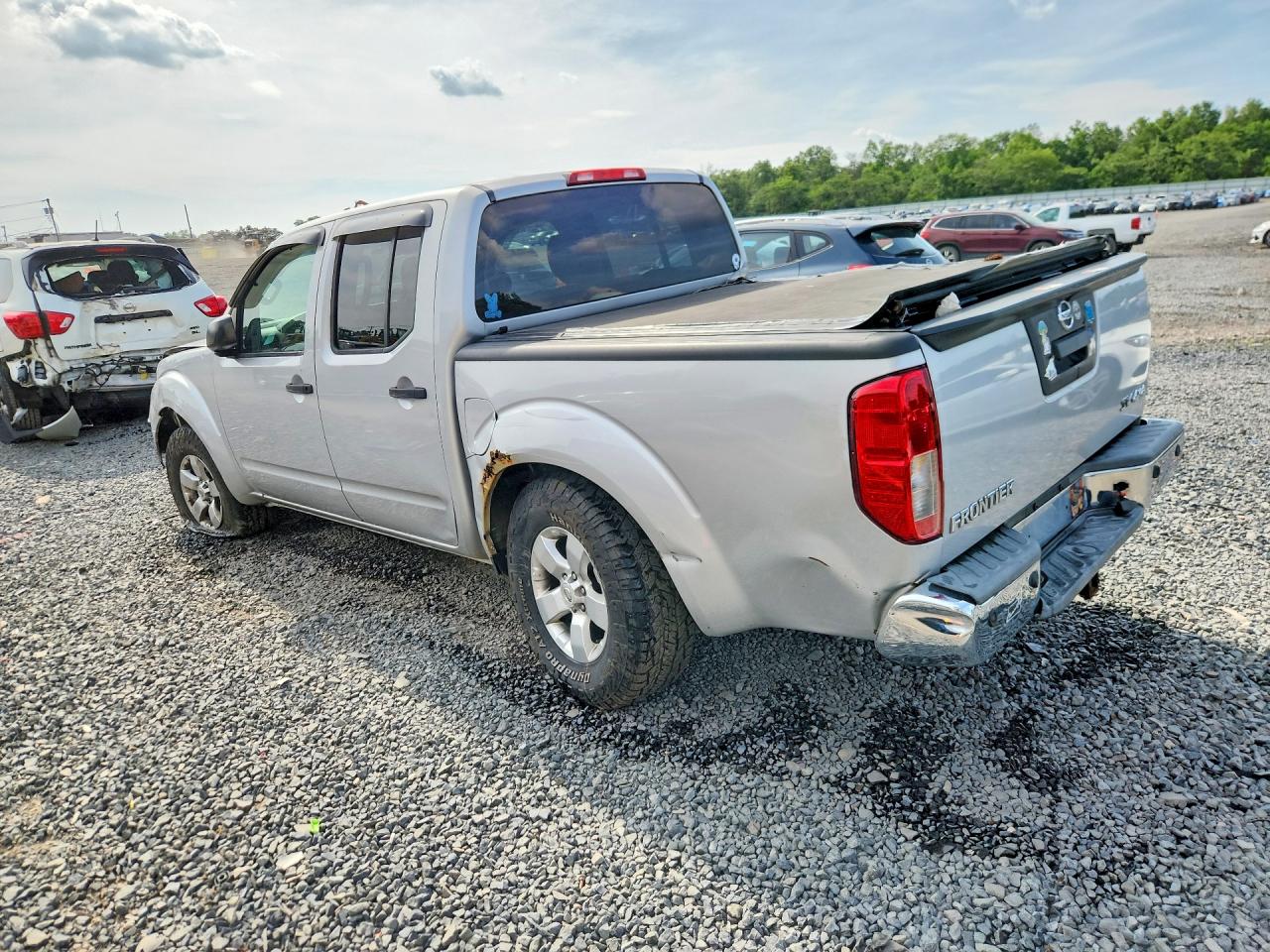 2013 Nissan Frontier S Silver vin: 1N6AD0EV2DN747134