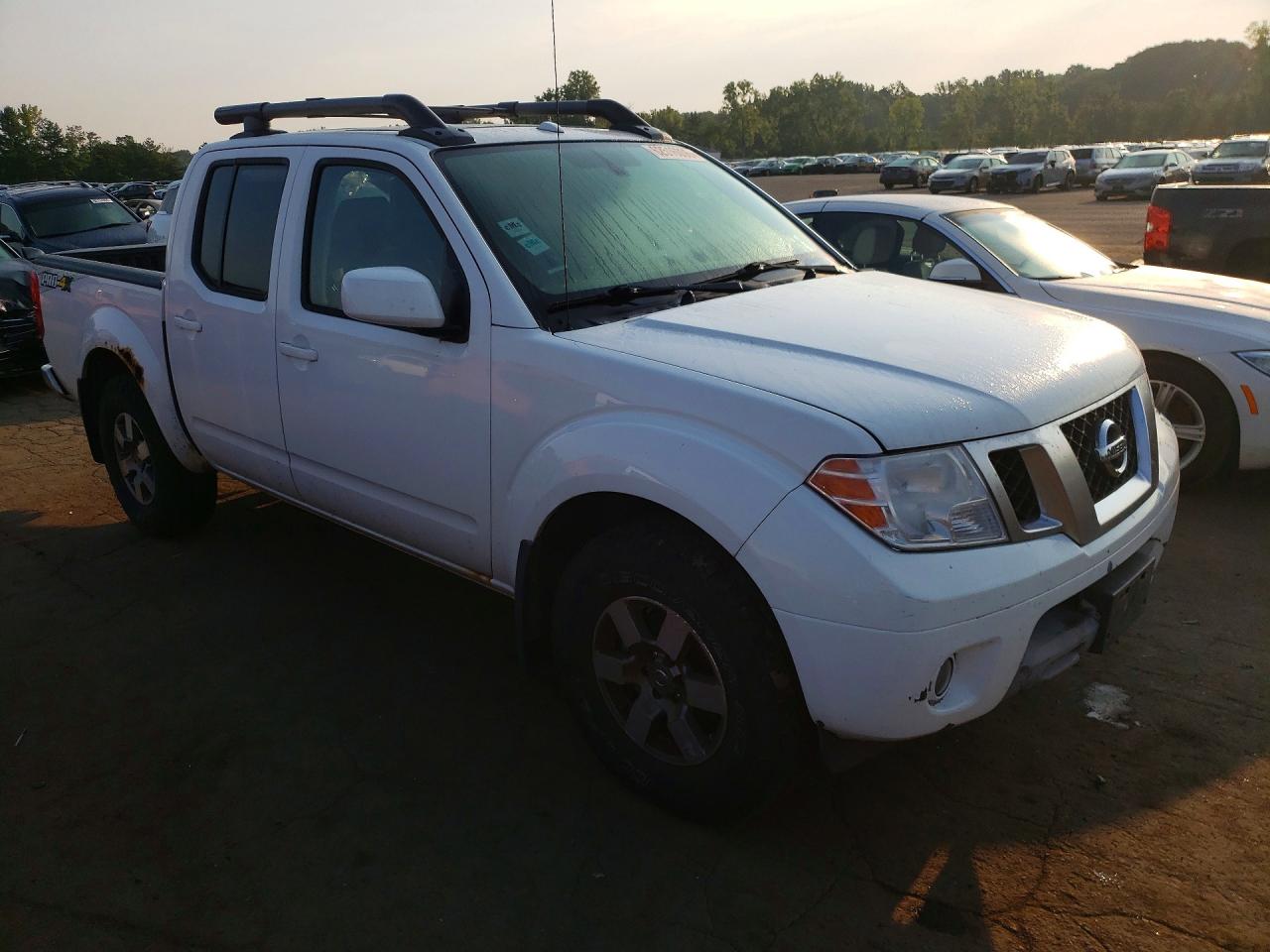 2013 Nissan Frontier S Белый vin: 1N6AD0EV2DN754357
