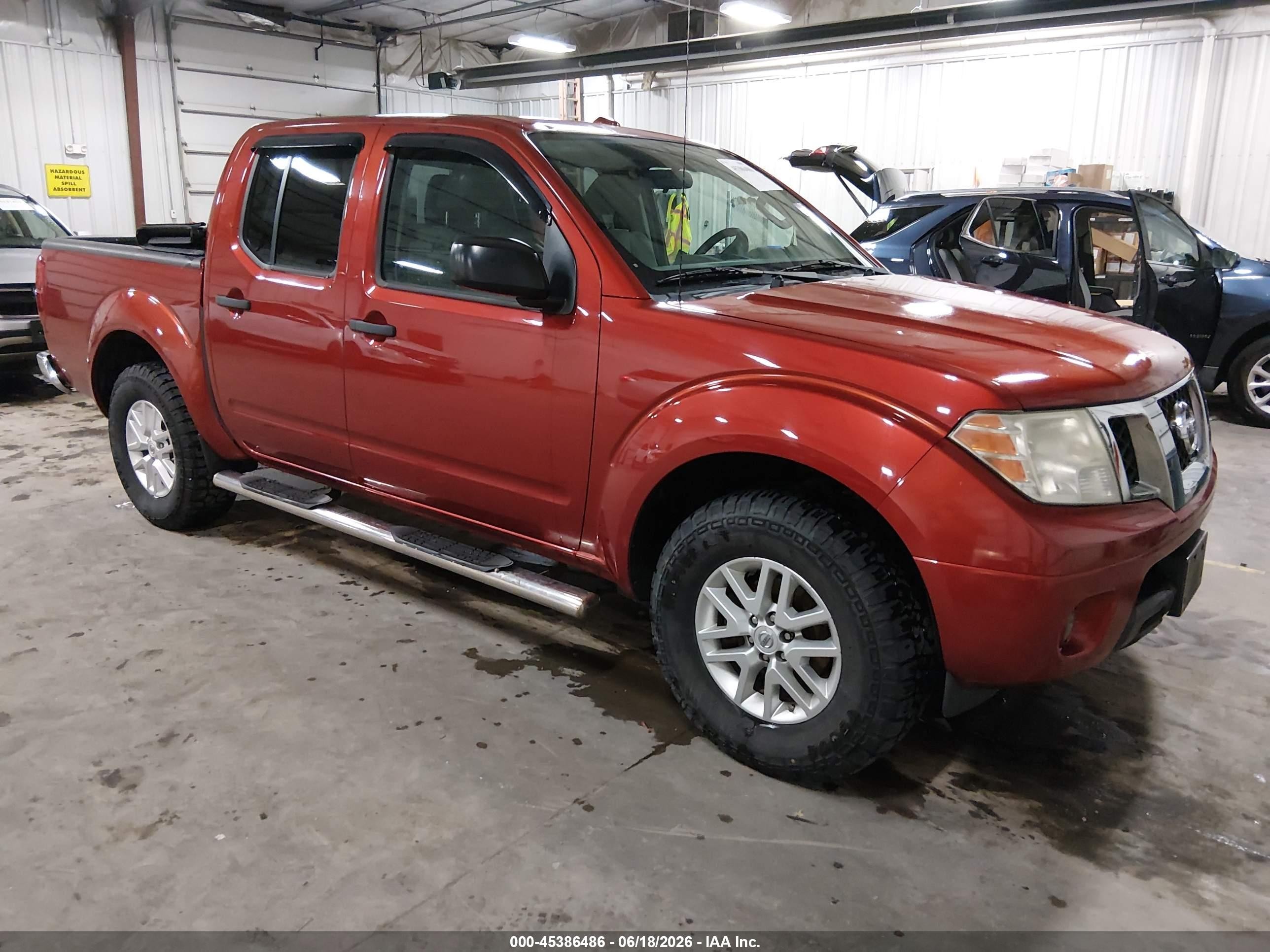 2014 Nissan Frontier Sv Red vin: 1N6AD0EV2EN749757