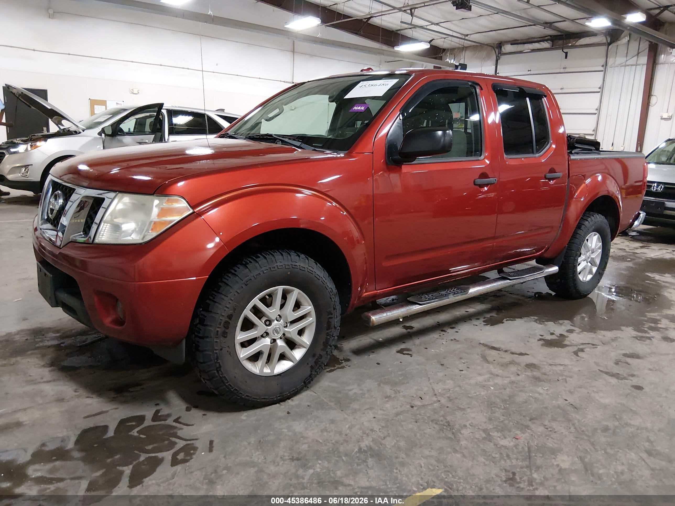 2014 Nissan Frontier Sv Red vin: 1N6AD0EV2EN749757