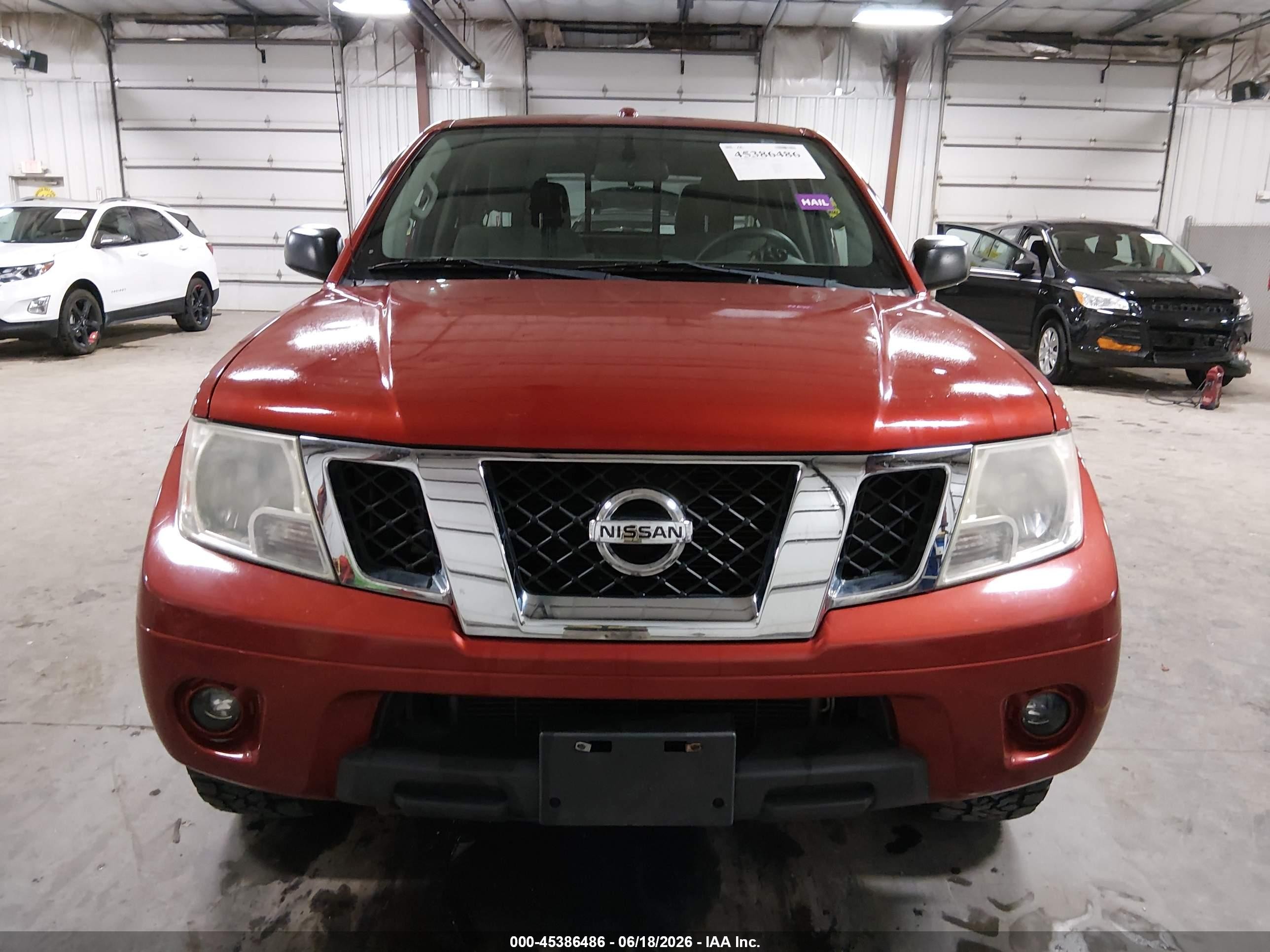 2014 Nissan Frontier Sv Red vin: 1N6AD0EV2EN749757
