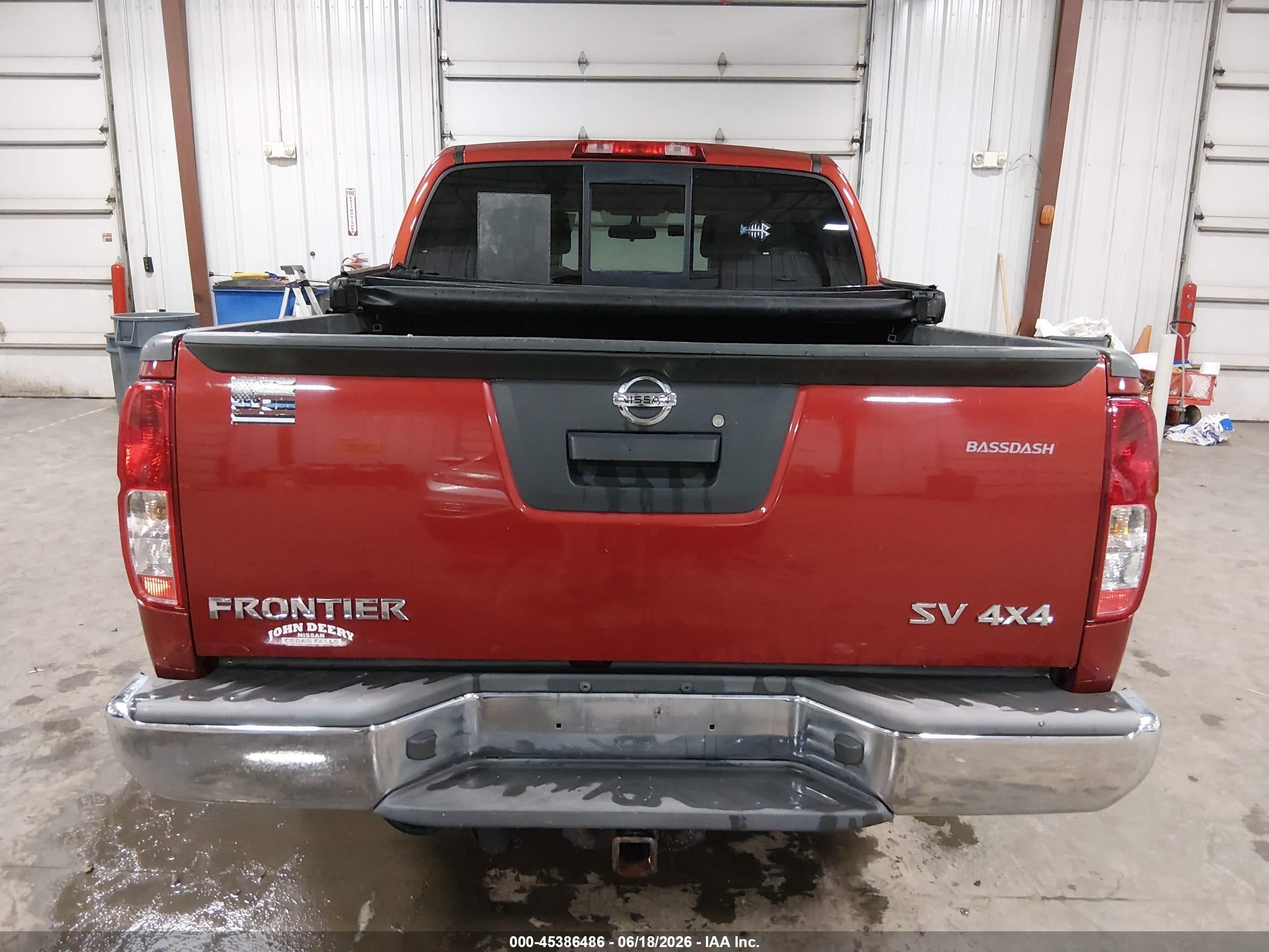 2014 Nissan Frontier Sv Red vin: 1N6AD0EV2EN749757