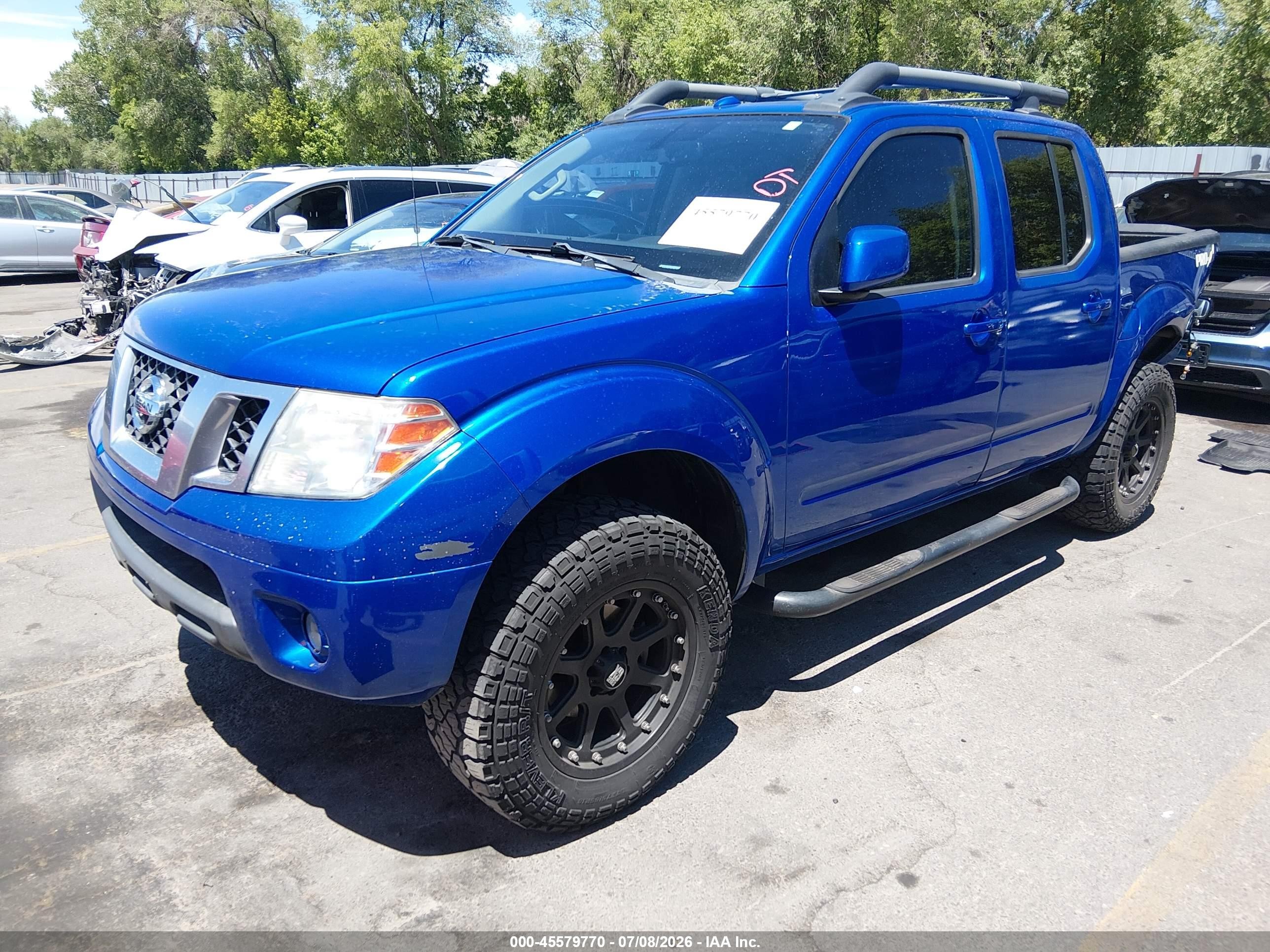 2015 Nissan Frontier Pro-4x/s/sl/sv Blue vin: 1N6AD0EV2FN700186